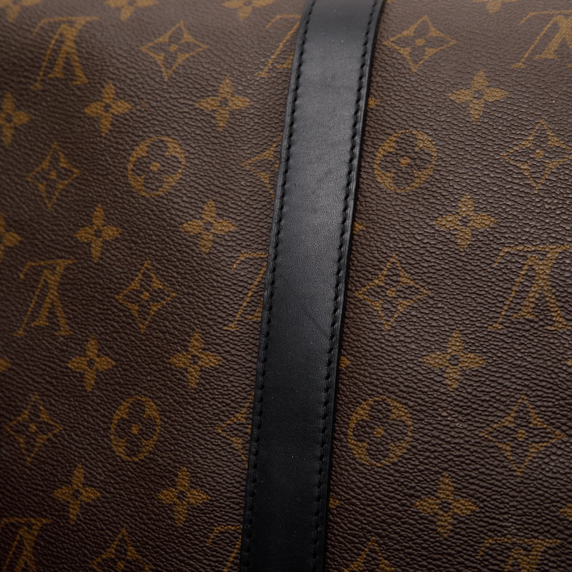 Louis Vuitton Monogram Macassar Keepall Bandouliere 55 w/ Strap