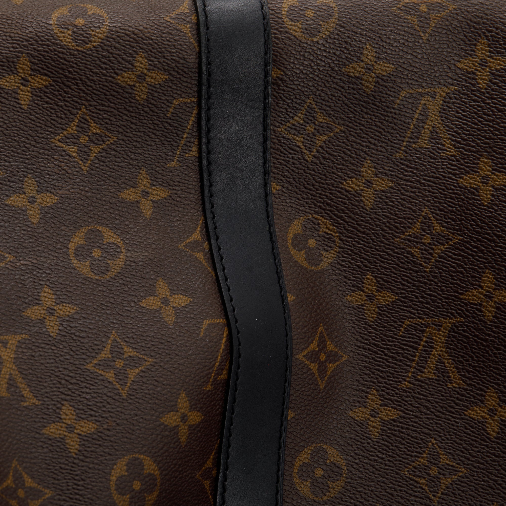 Louis Vuitton Monogram Macassar Keepall Bandouliere 55 w/ Strap