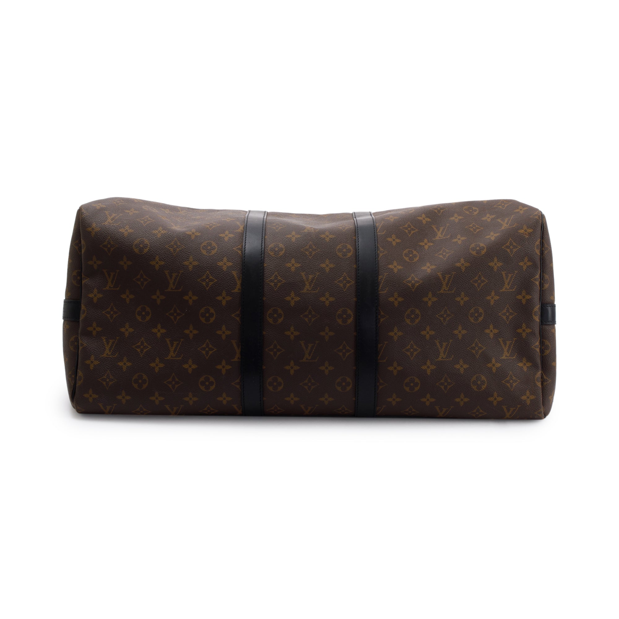 Louis Vuitton Monogram Macassar Keepall Bandouliere 55 w/ Strap