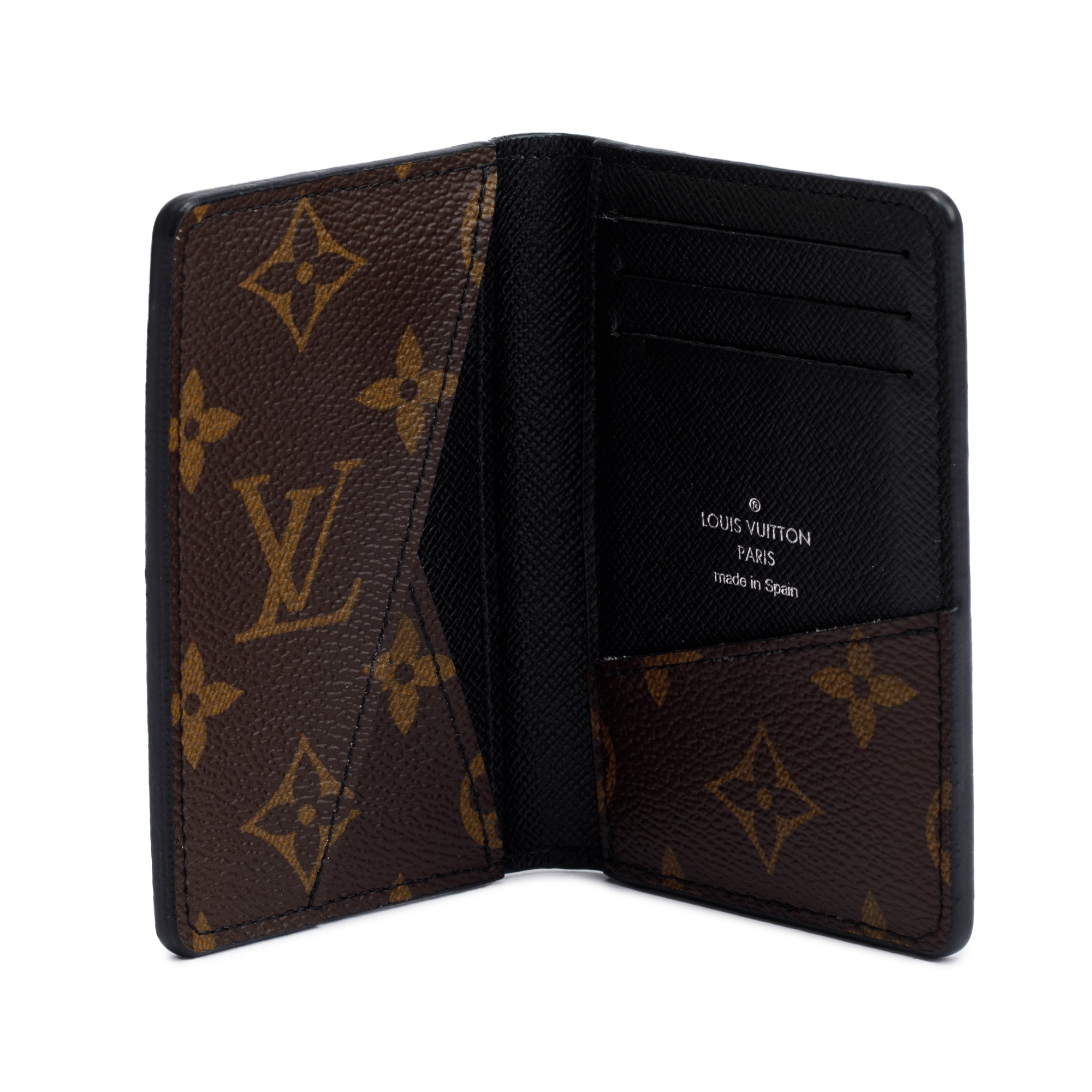 Louis Vuitton Monogram Macassar Pocket Organizer w/ Box