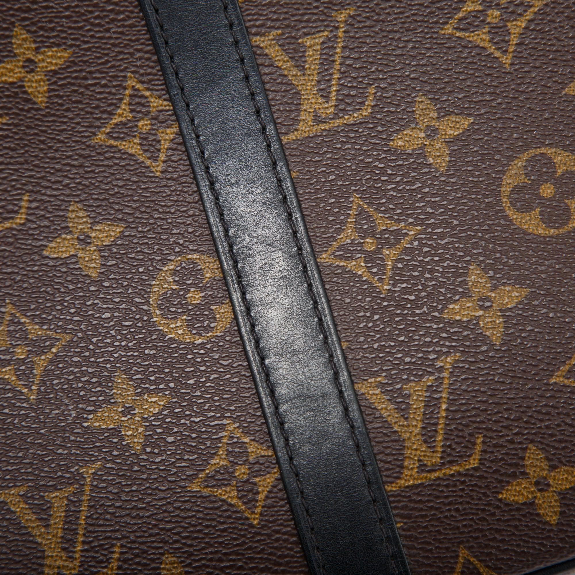 Louis Vuitton Monogram Macassar Porte-Documents Voyage GM w/ Strap