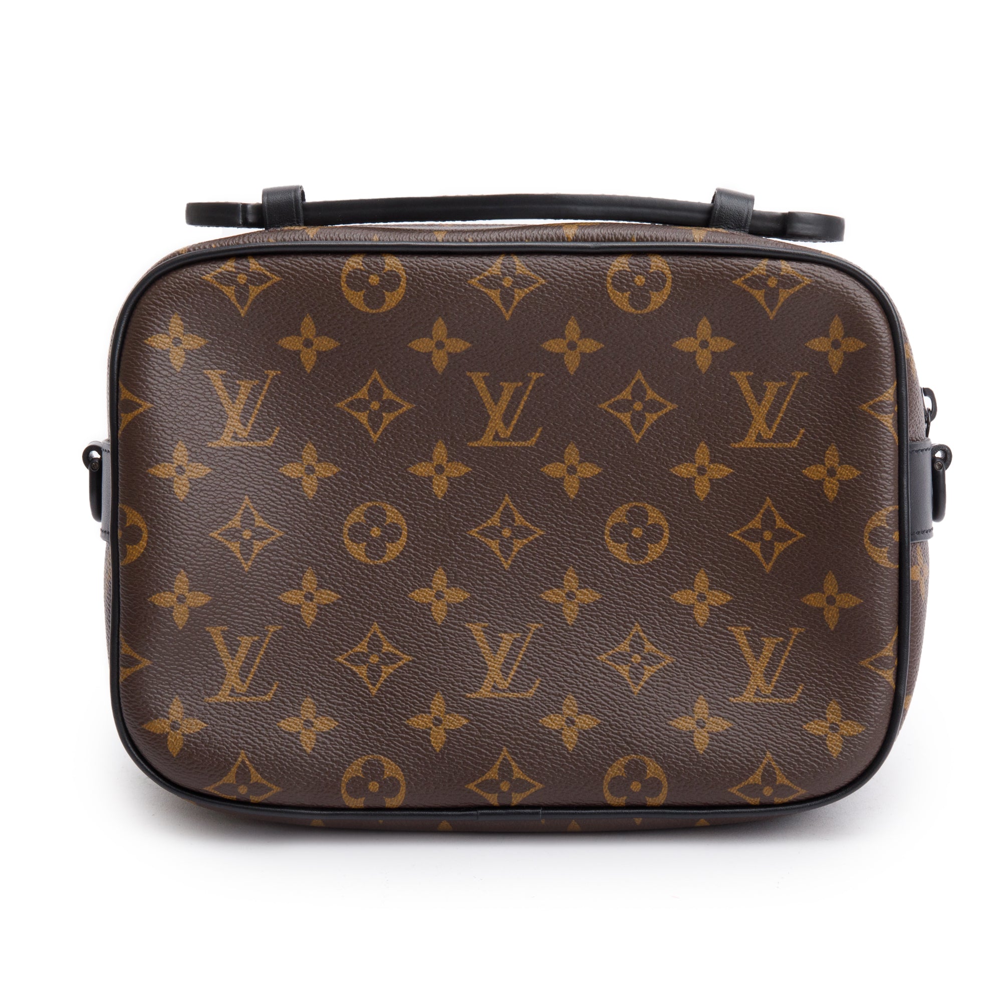 Louis Vuitton Monogram Macassar S Lock Messenger Bag