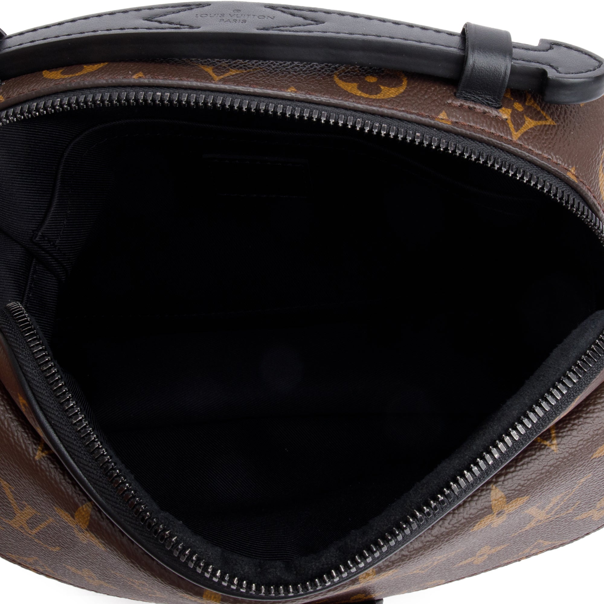 Louis Vuitton Monogram Macassar S Lock Messenger Bag