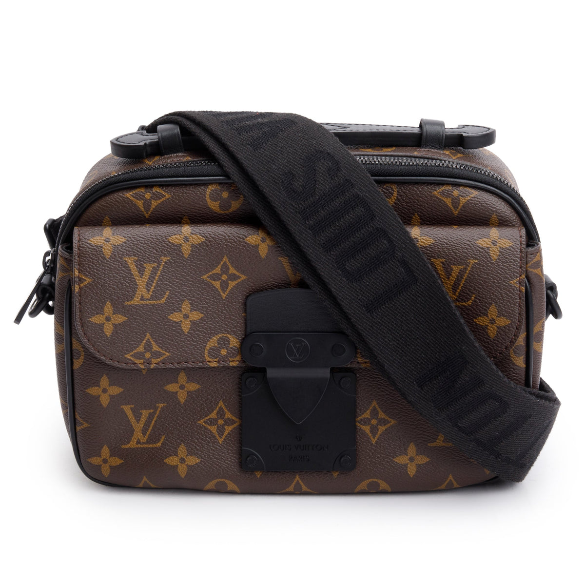 Louis Vuitton Monogram Macassar S Lock Messenger Bag – Oliver