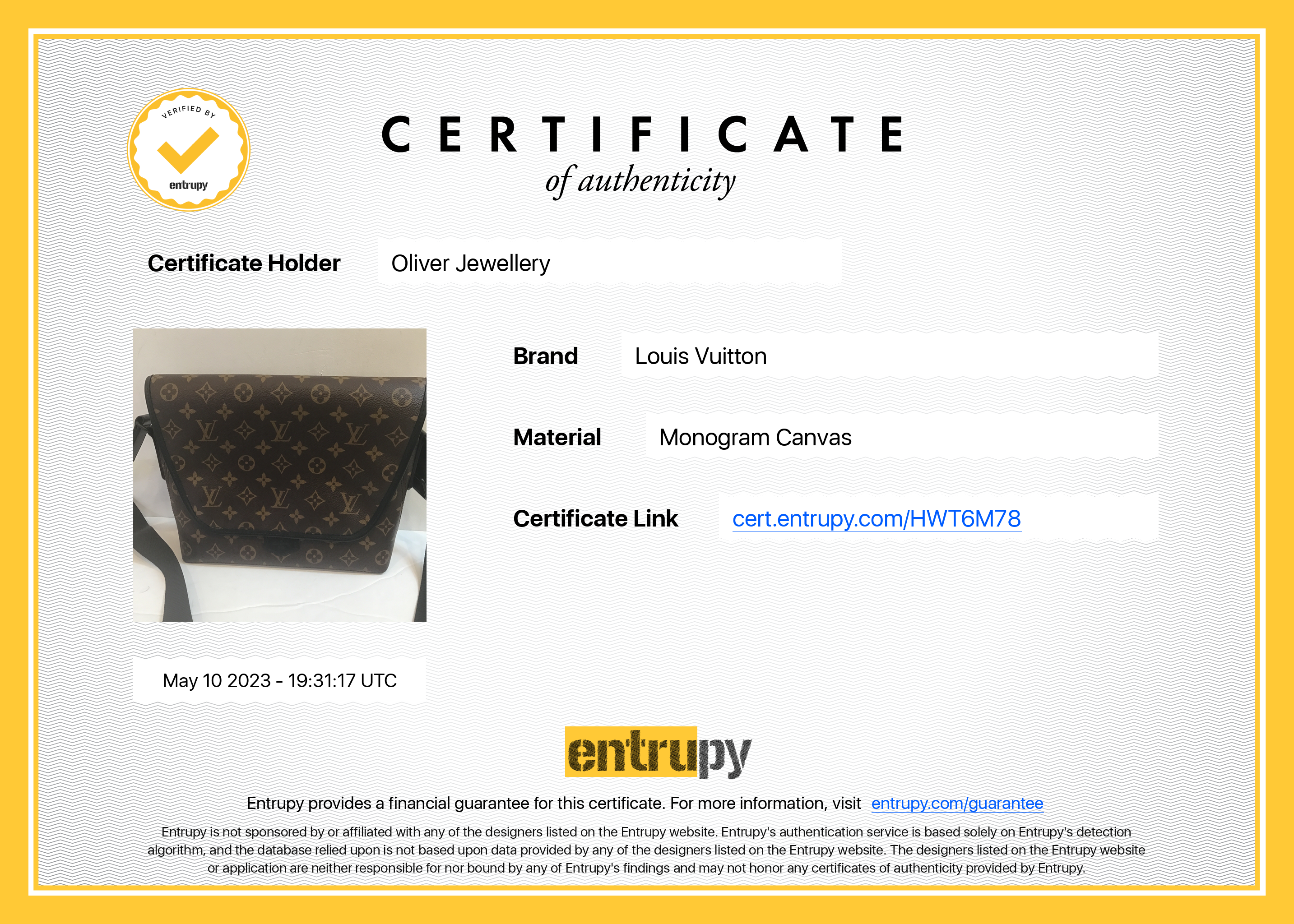 Louis Vuitton Monogram Magnetic Messenger Bag w/ Box