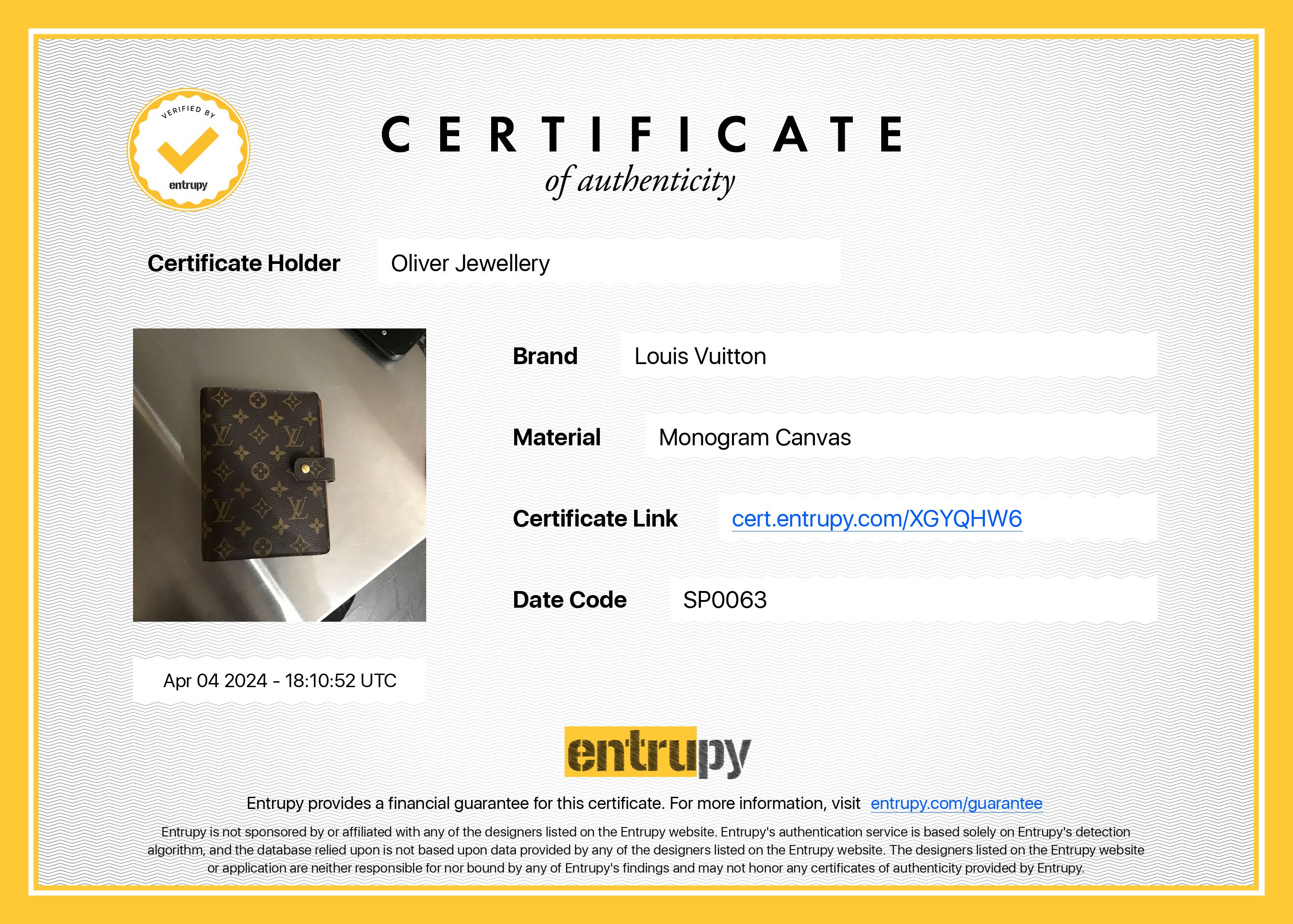 Louis Vuitton Monogram Medium Ring Agenda Cover