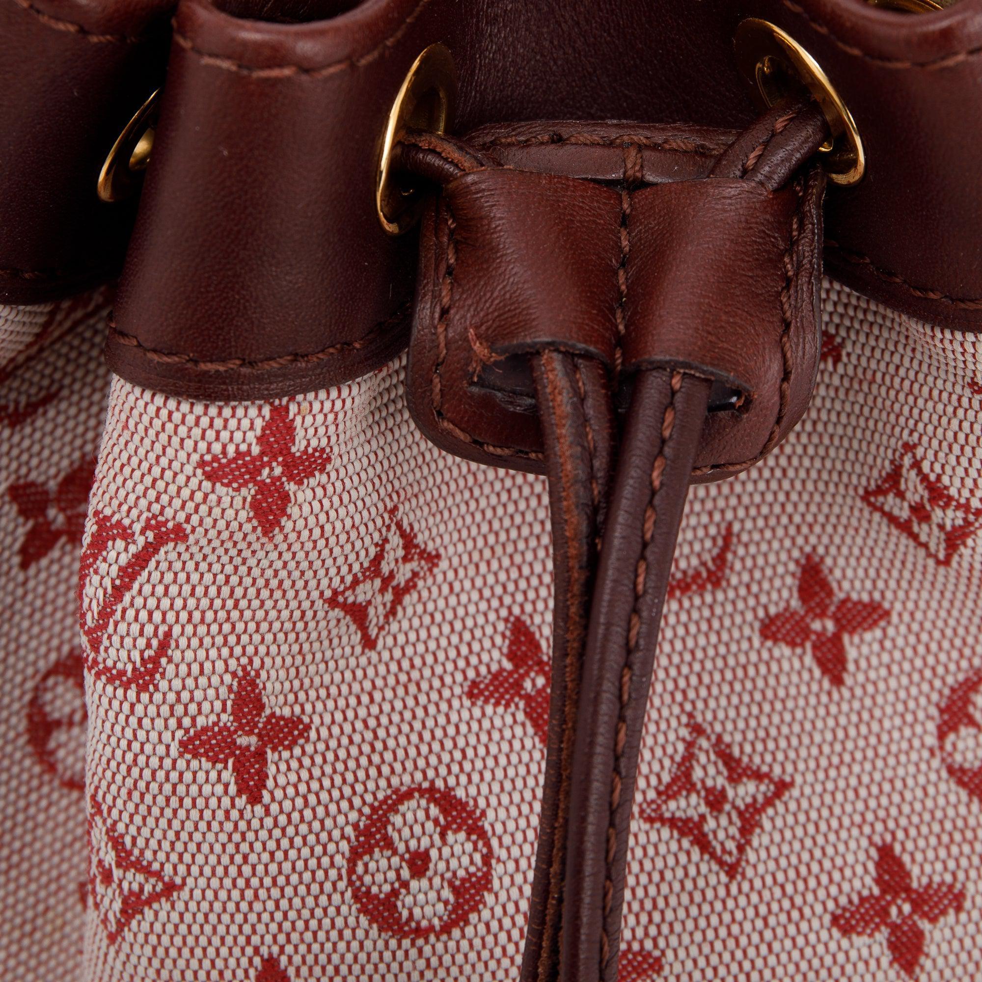 Louis Vuitton Monogram Mini Lin Noelie Bucket Bag