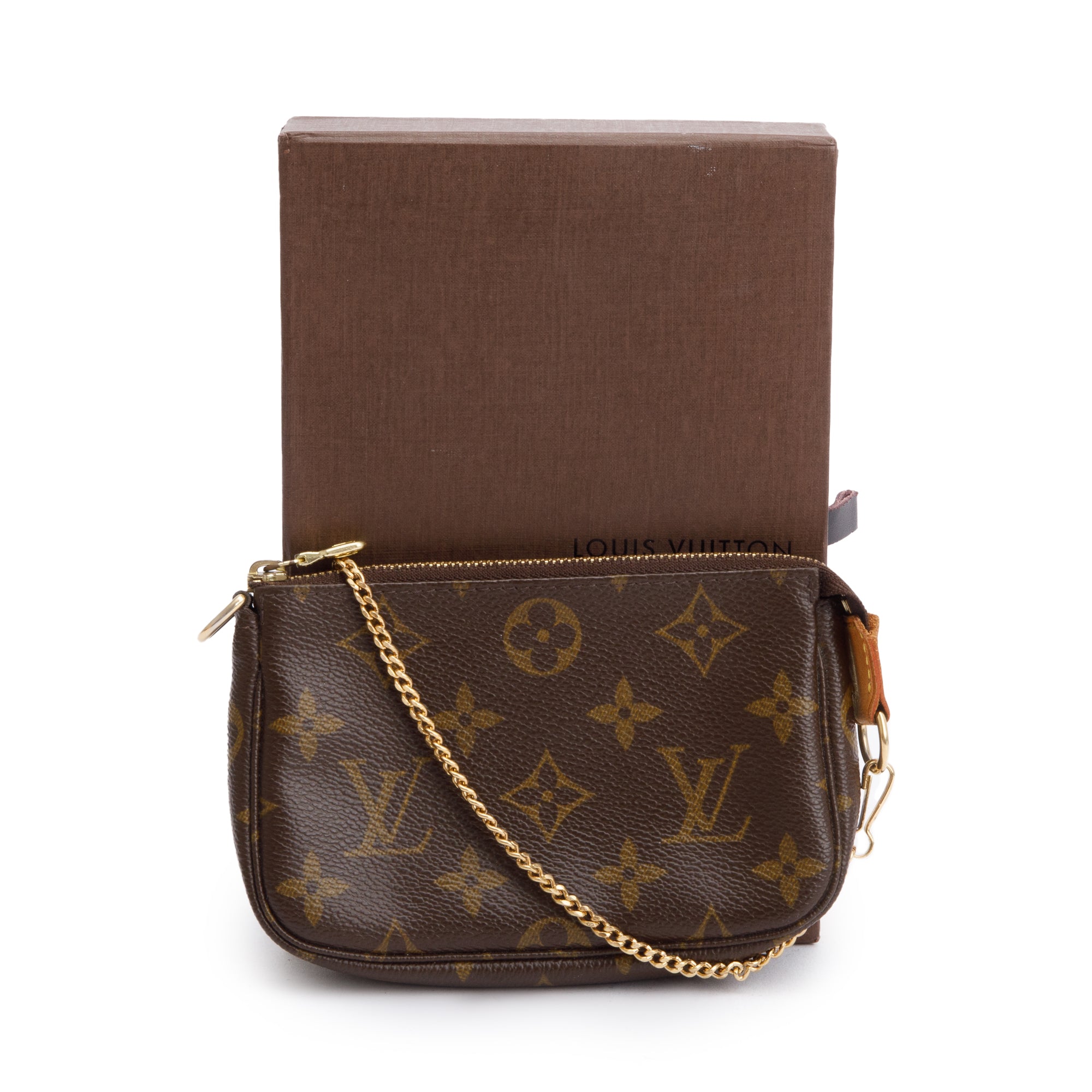 Louis Vuitton Monogram Mini Pochette Accessoires w/ Box