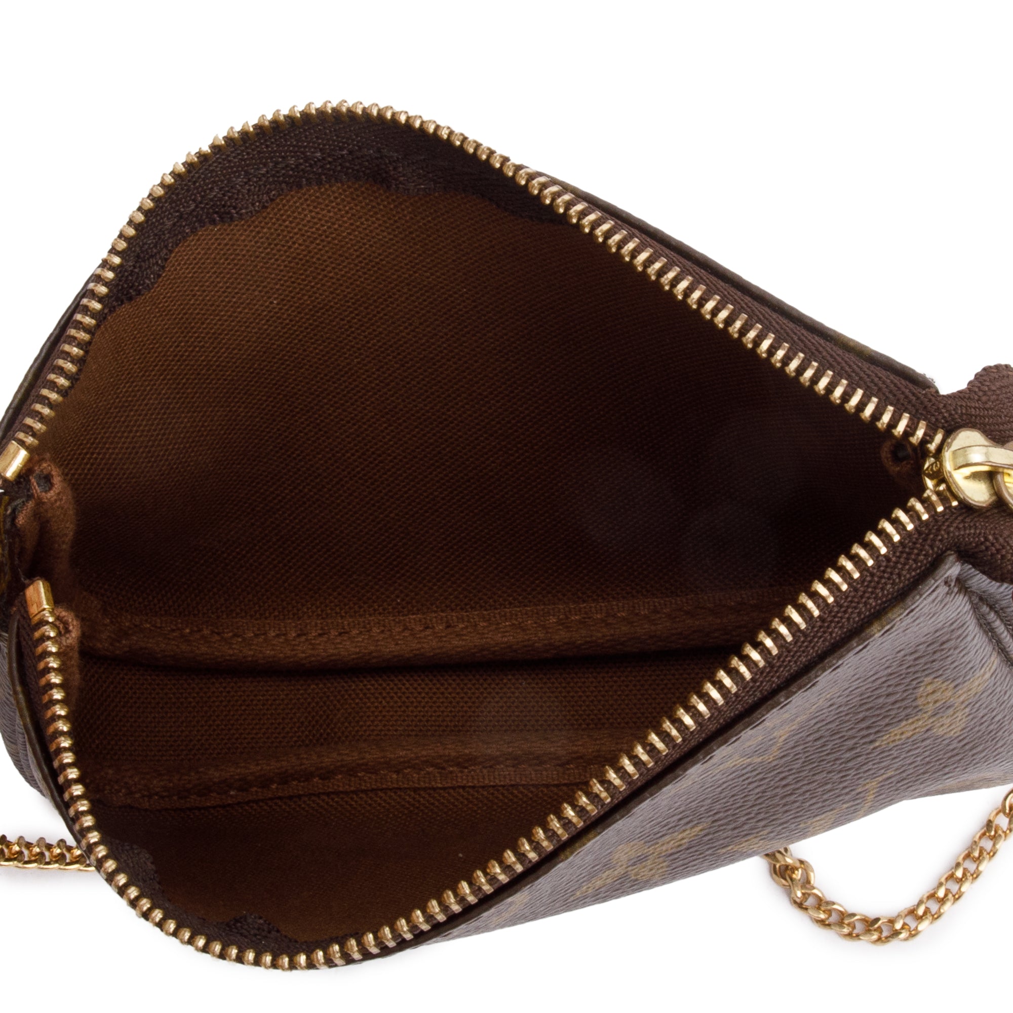 Louis Vuitton Monogram Mini Pochette Accessoires w/ Box
