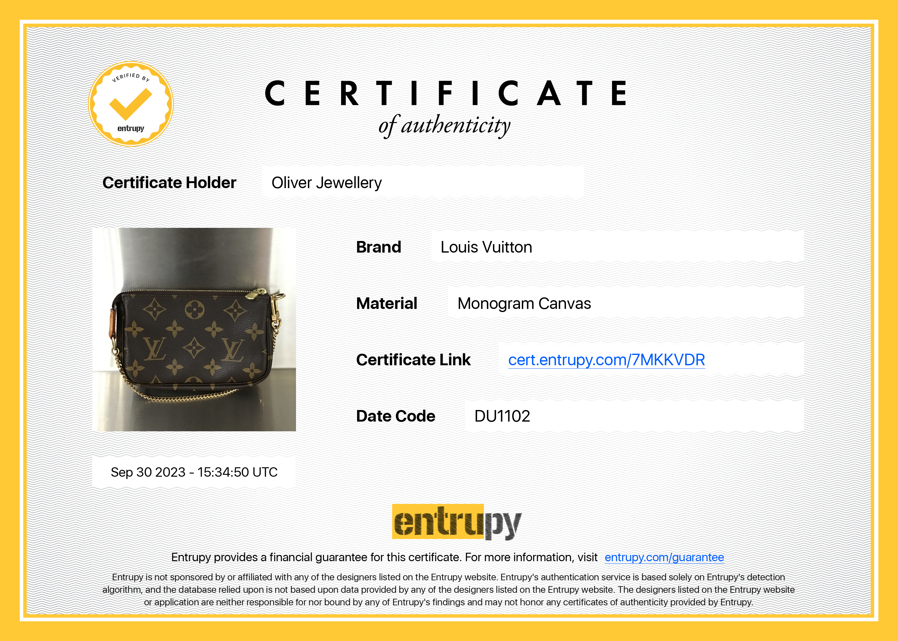 Louis Vuitton Monogram Mini Pochette Accessories