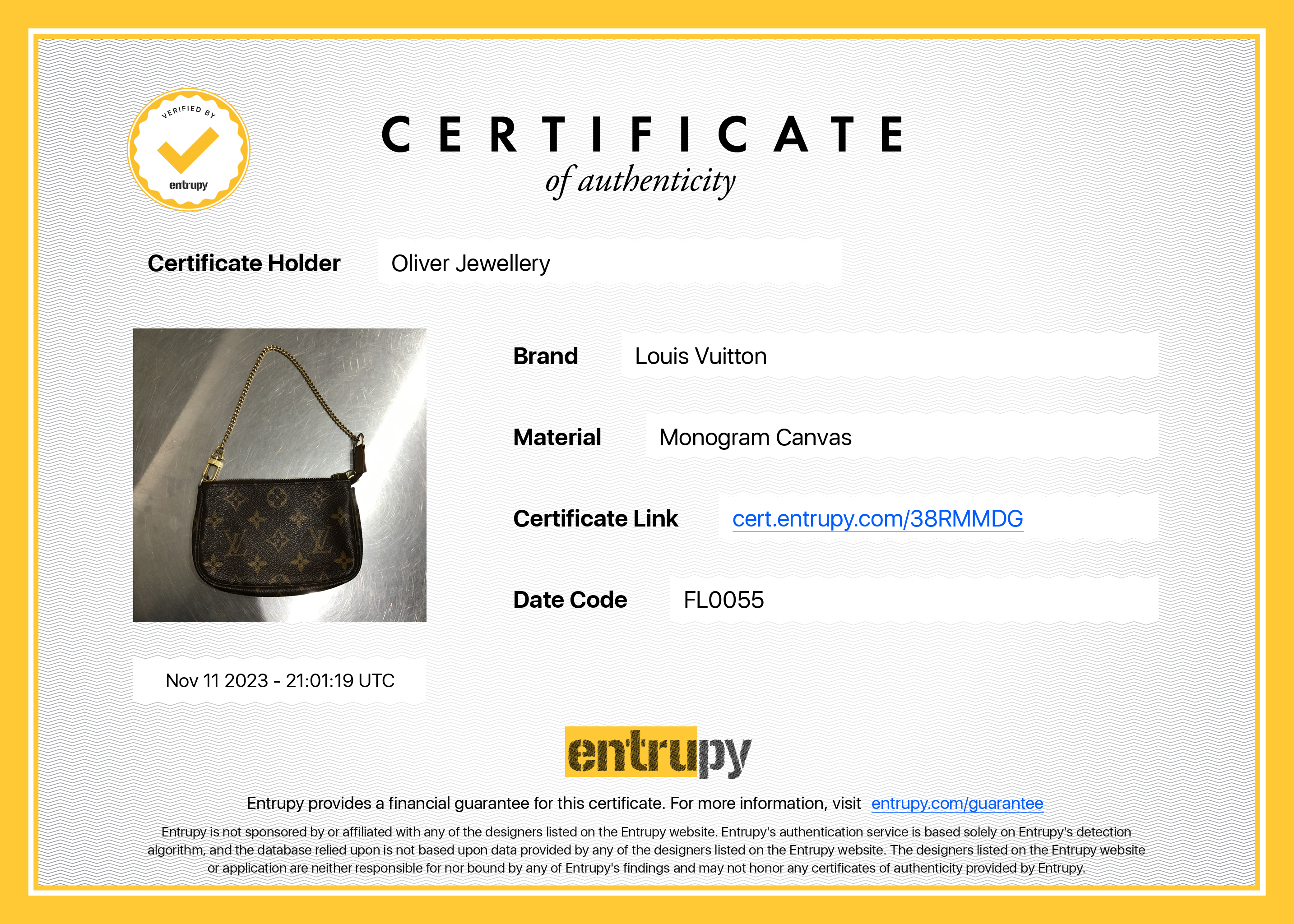 Louis Vuitton Monogram Mini Pochette Accessories