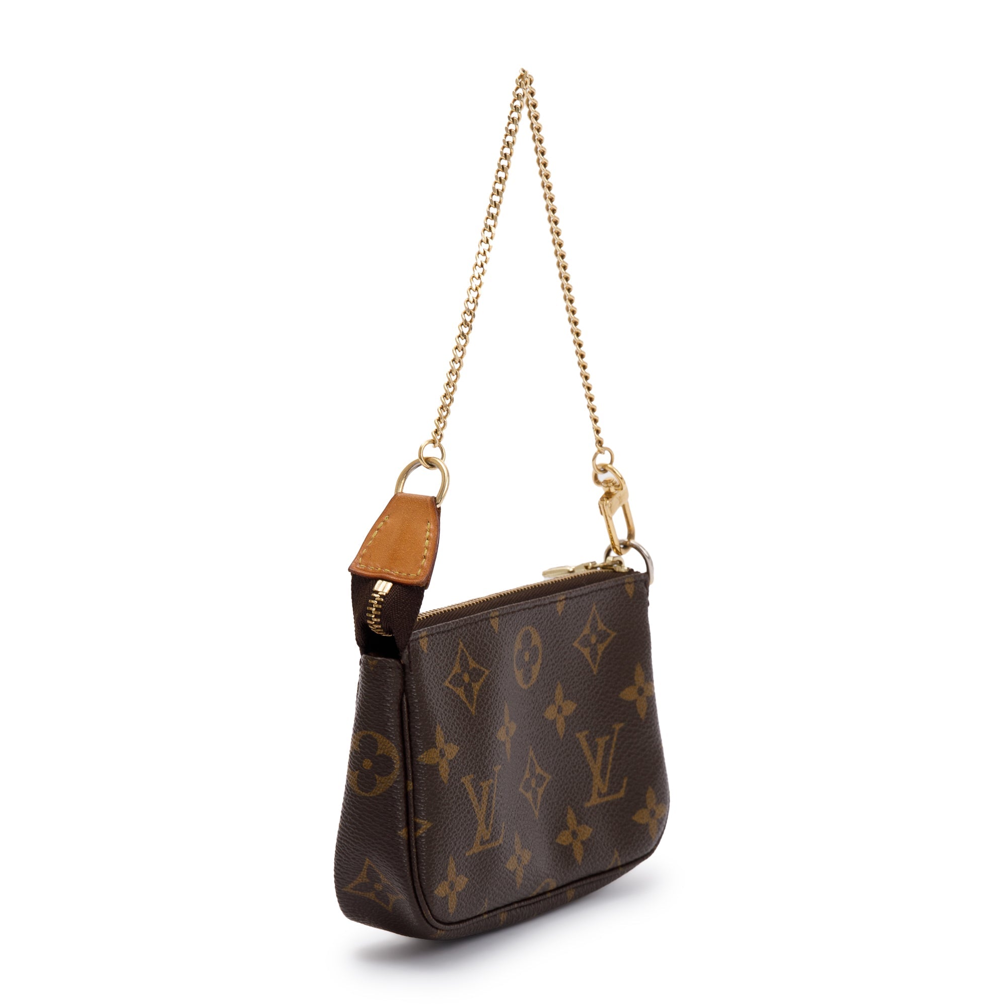 Louis Vuitton Monogram Mini Pochette Accessories w/ Box