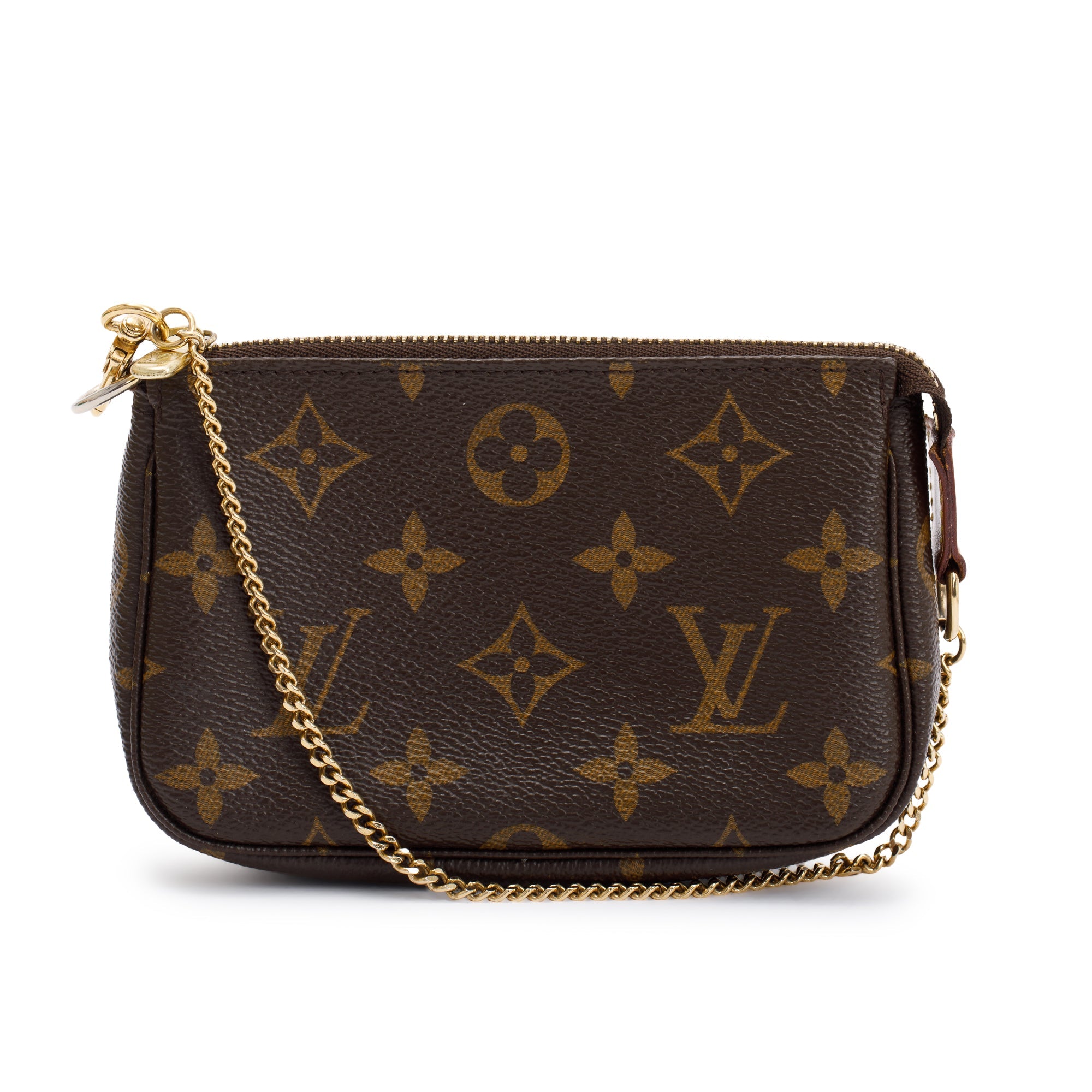 Louis Vuitton Monogram Mini Pochette Accessories w/ Box