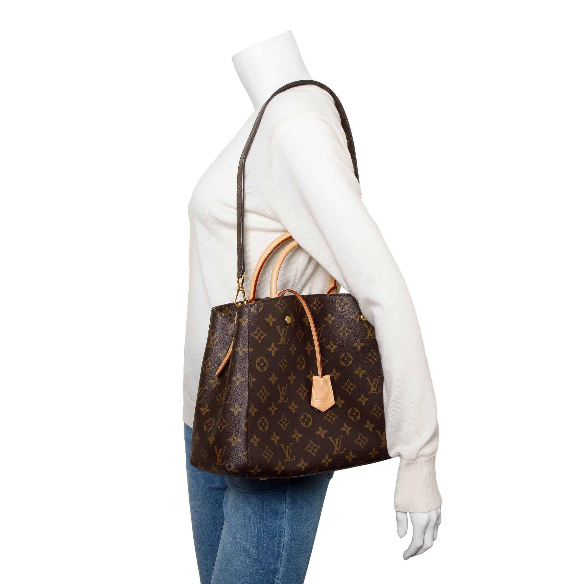 Louis Vuitton Monogram Montaigne MM w/ Strap