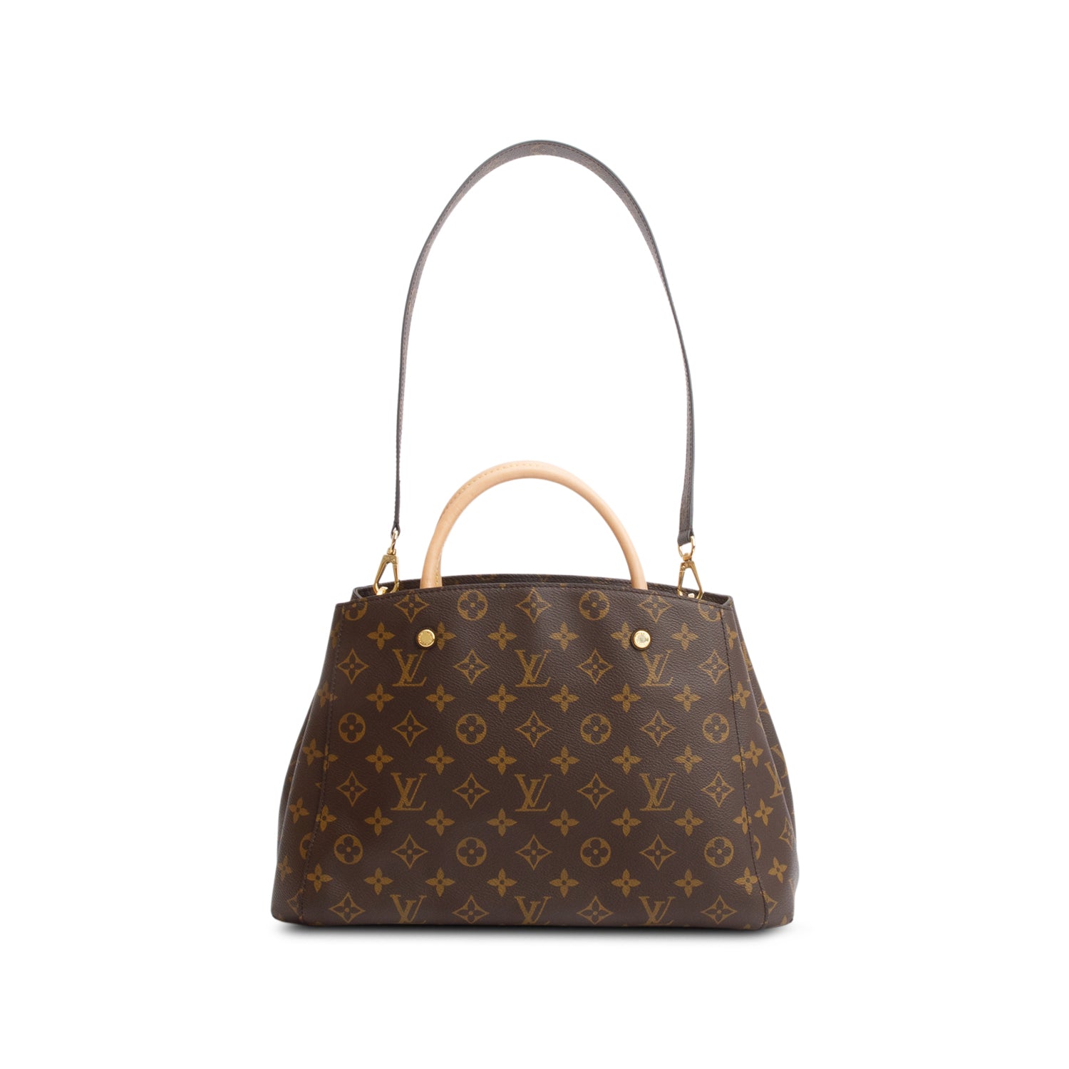 Louis Vuitton Monogram Montaigne MM w/ Strap & Box