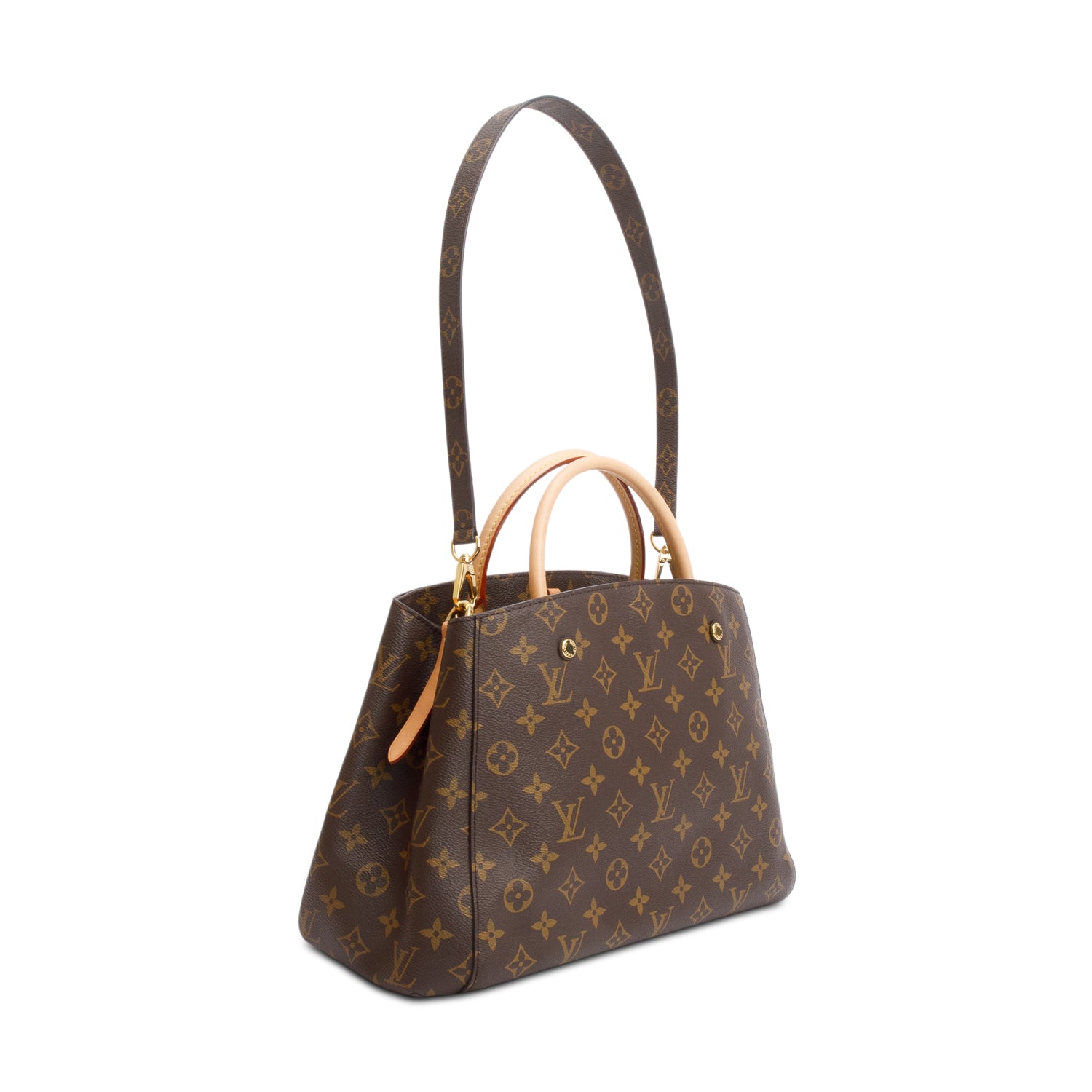 Louis Vuitton Monogram Montaigne MM w/ Strap & Box