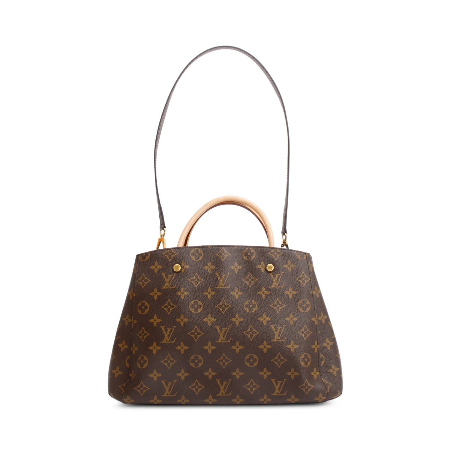 Louis Vuitton Monogram Montaigne MM w/ Strap & Box
