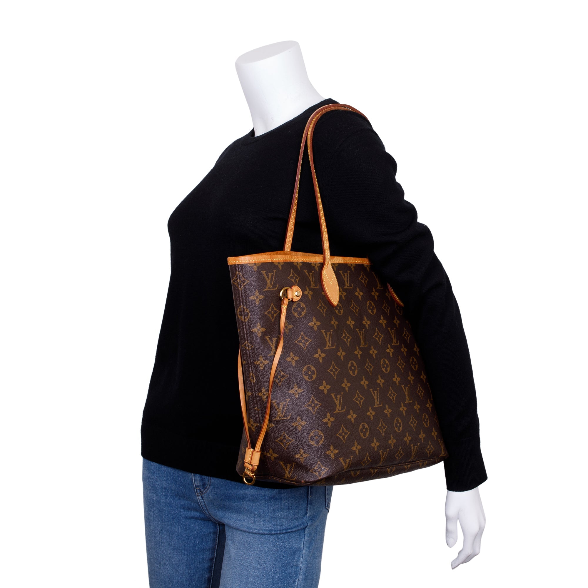 Louis Vuitton Monogram Neverfull MM w/ Pouch