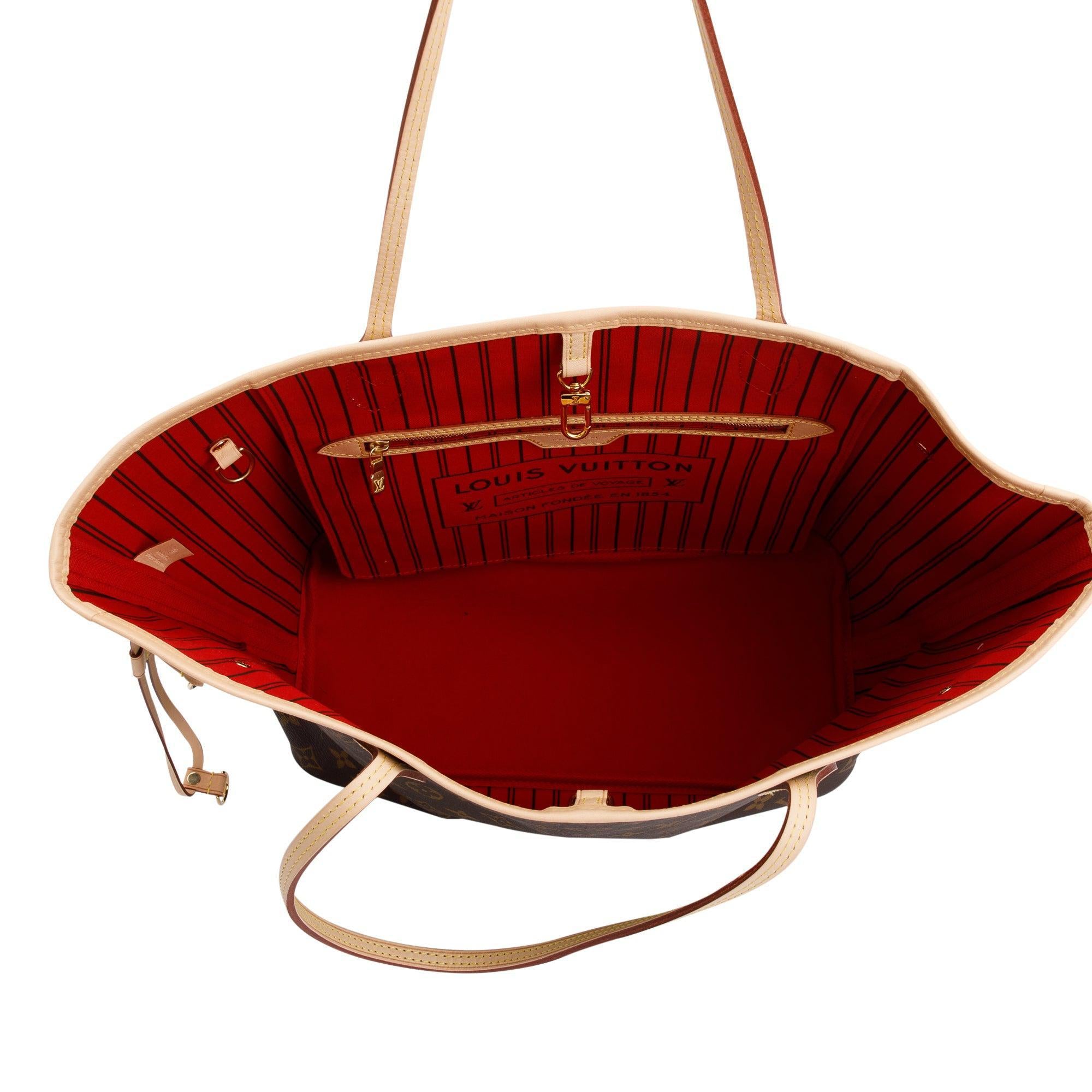 Louis Vuitton Monogram Neverfull MM w/ Pouch & Box