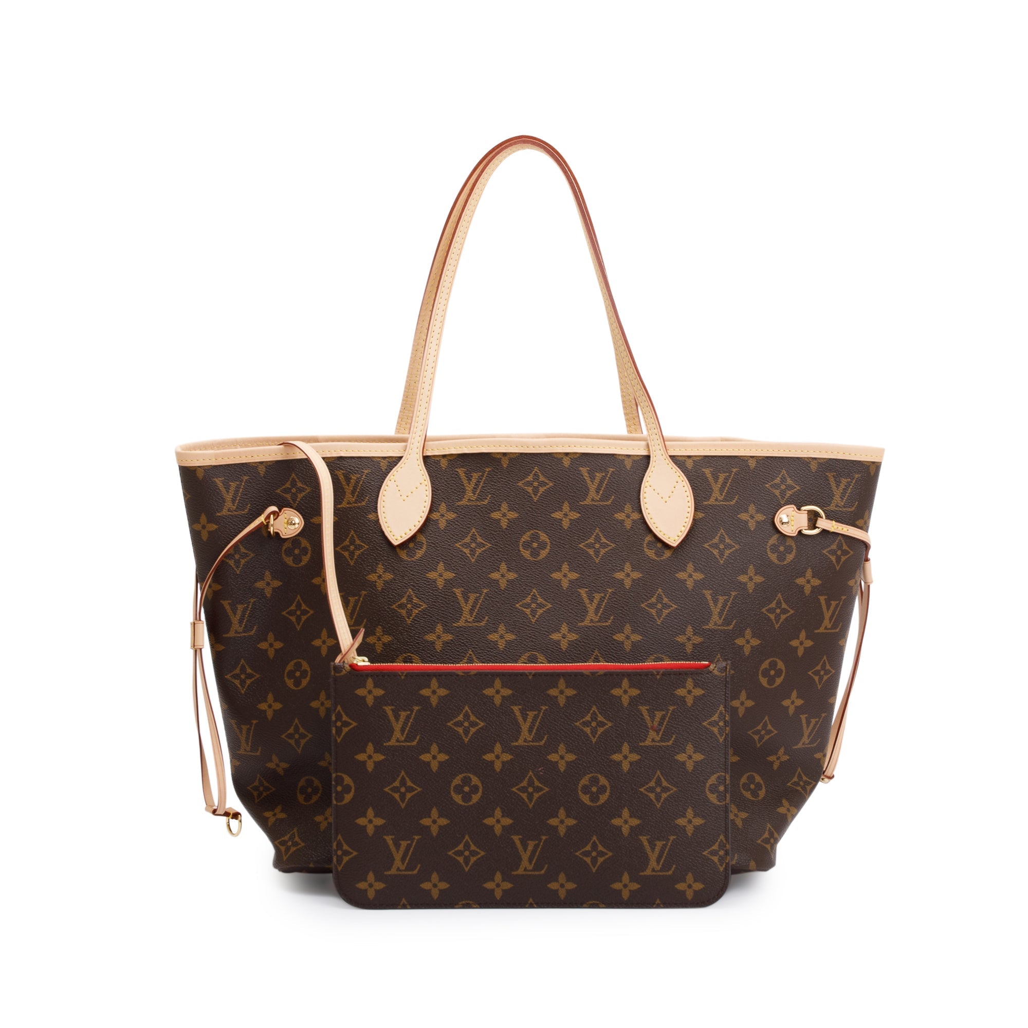 Louis Vuitton Monogram Neverfull MM w/ Pouch & Box