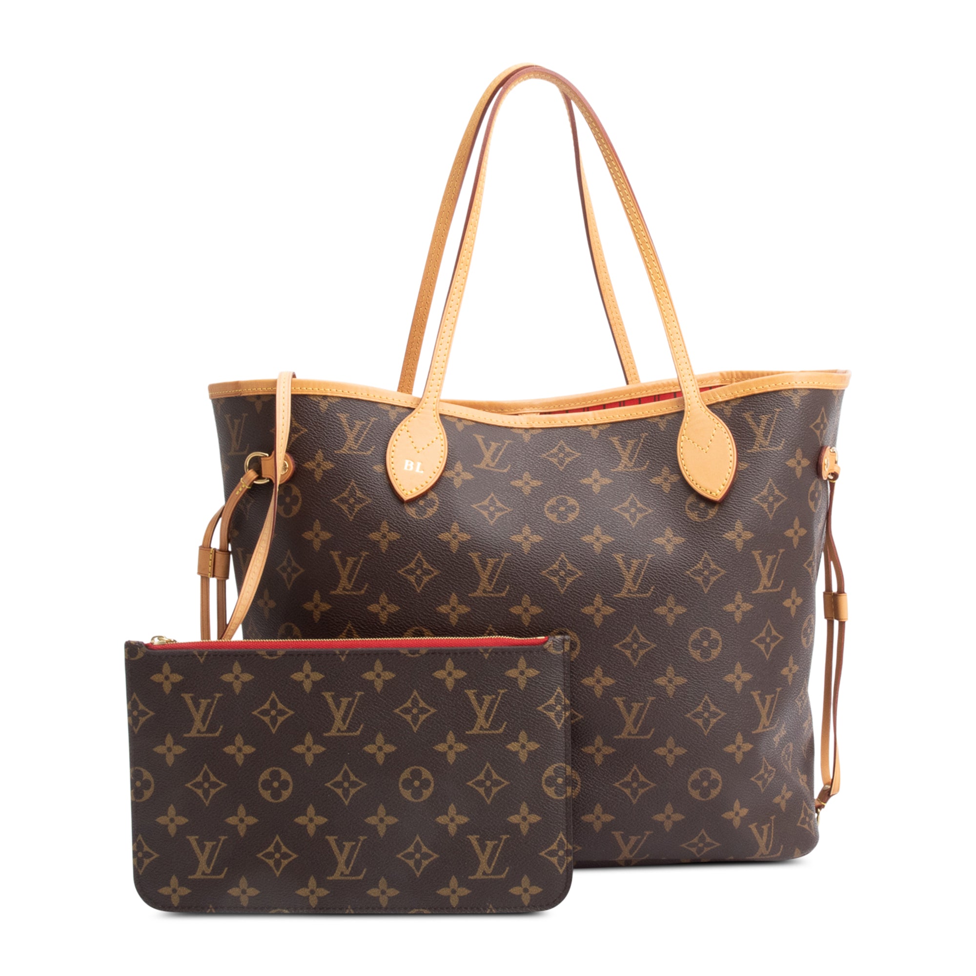 Louis Vuitton Monogram Neverfull MM w/ Pouch