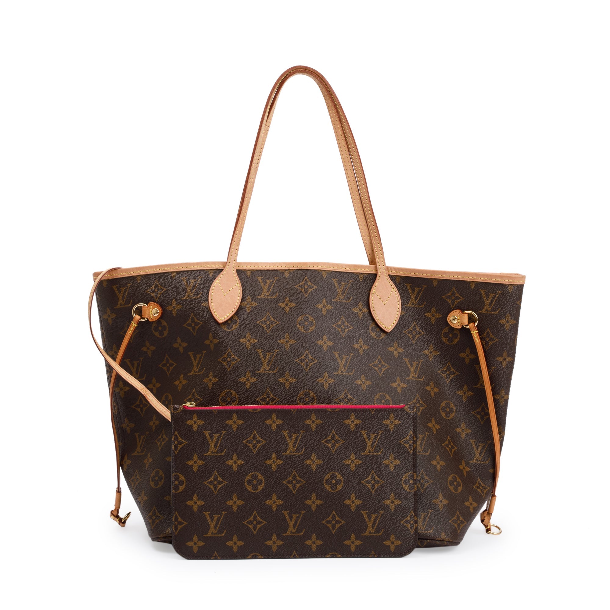 Louis Vuitton Monogram Neverfull MM w/ Pouch