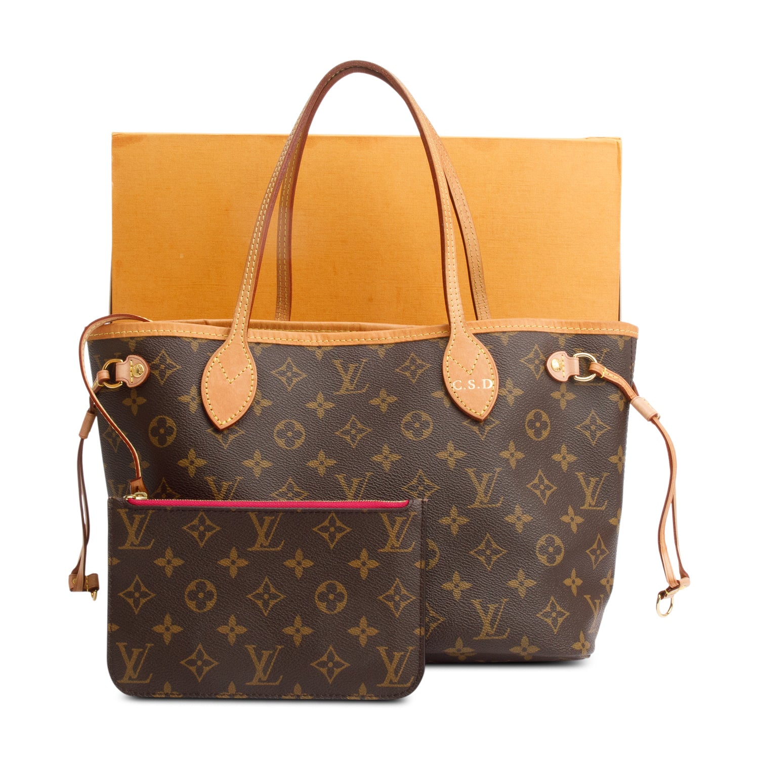 Louis Vuitton Monogram Neverfull PM w/ Pouch & Box