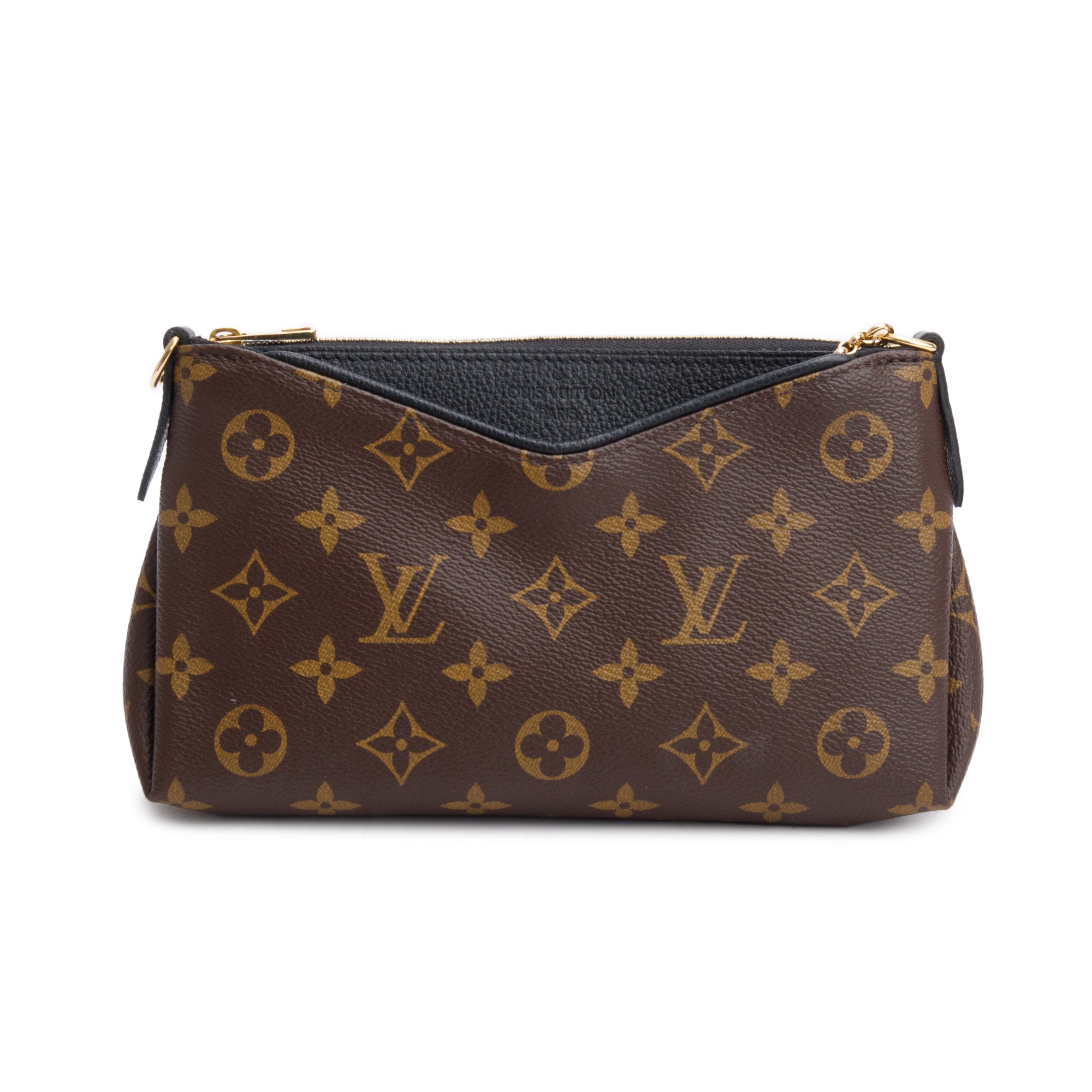 Louis Vuitton Monogram Pallas Clutch w/ Straps