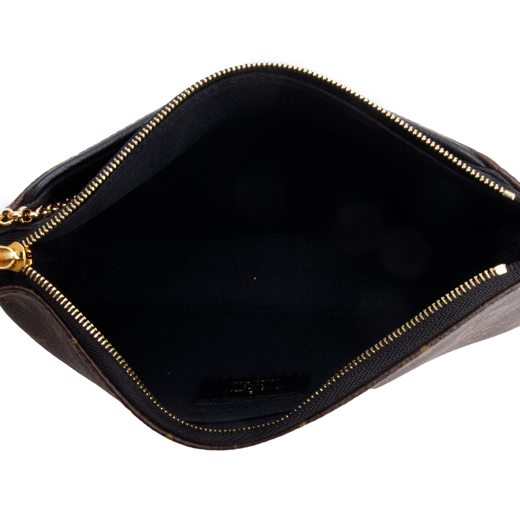 Louis Vuitton Monogram Pallas Clutch w/ Straps