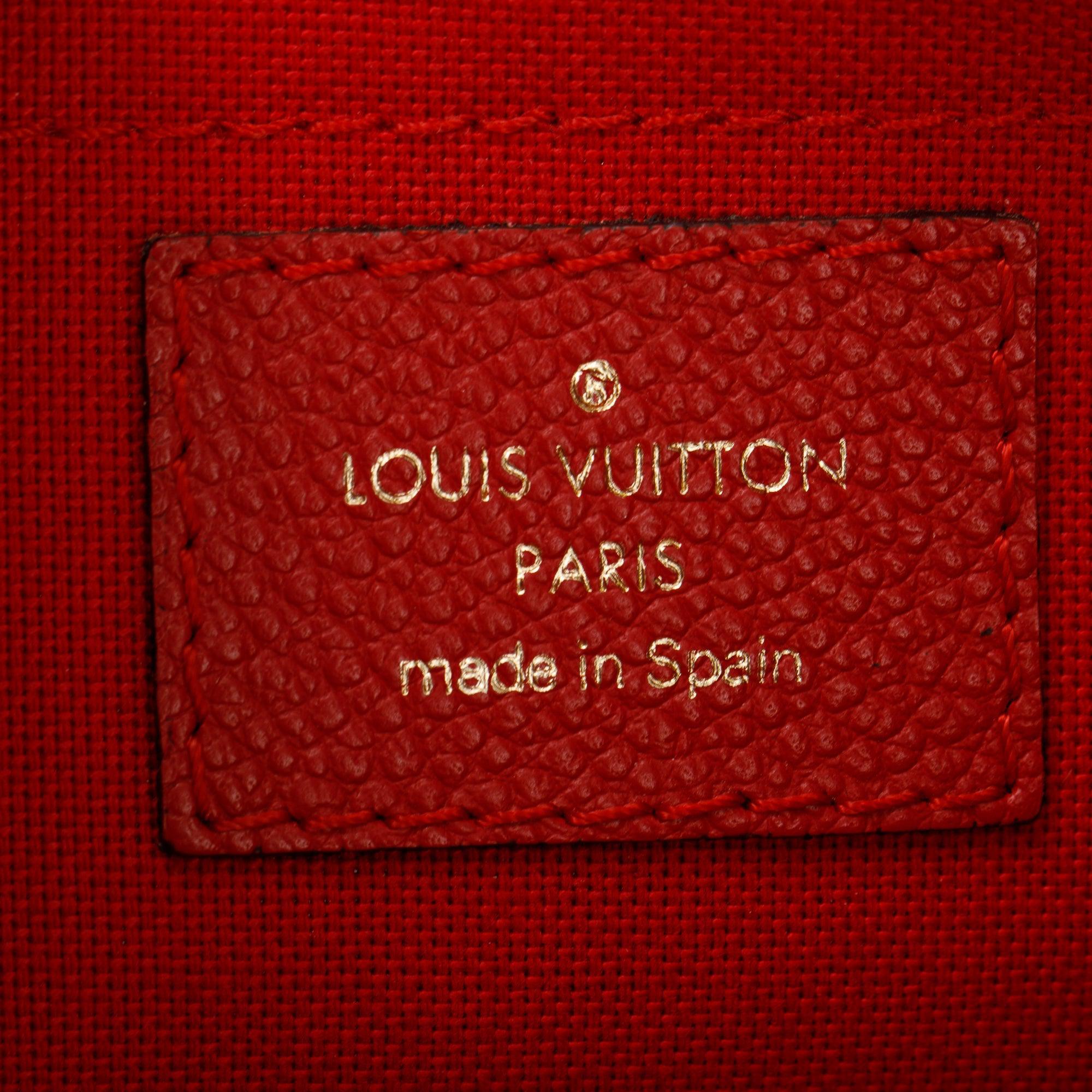 Louis Vuitton Monogram Pallas Clutch w/ Straps, Box & Receipt