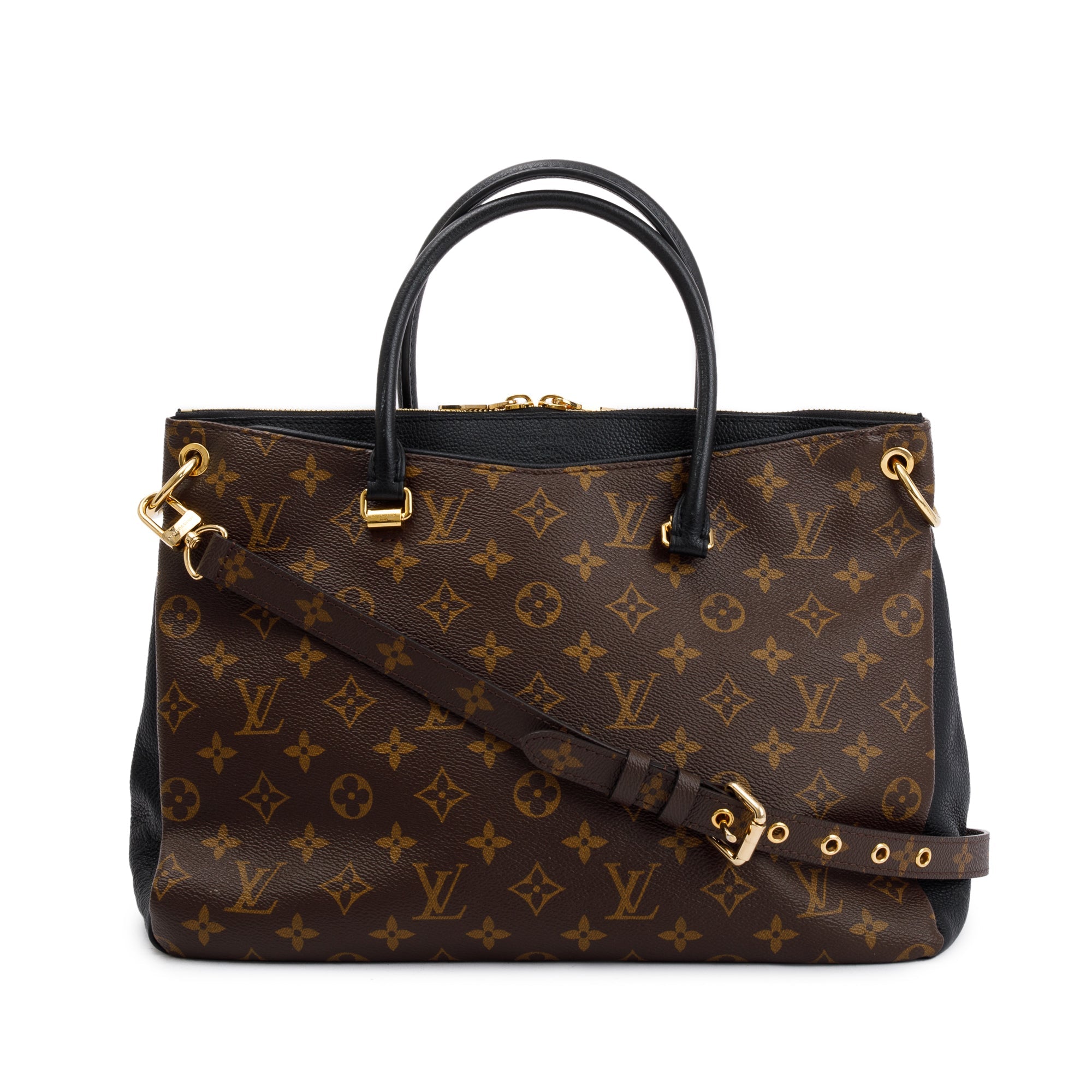 Louis Vuitton Monogram Pallas Tote w/ Strap