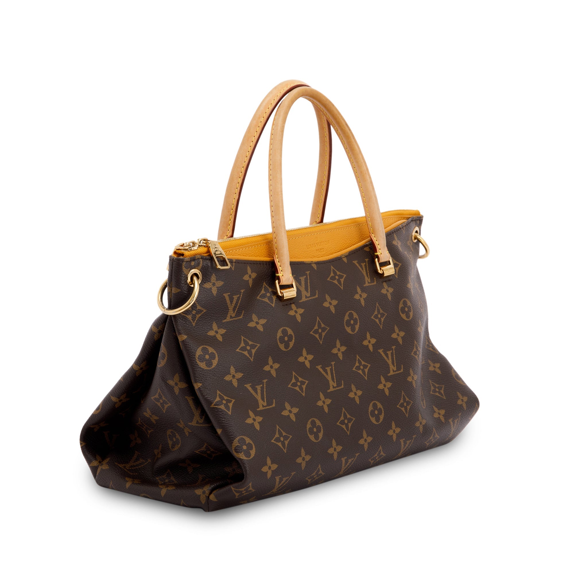 Louis Vuitton Monogram Pallas Tote with Strap & Box