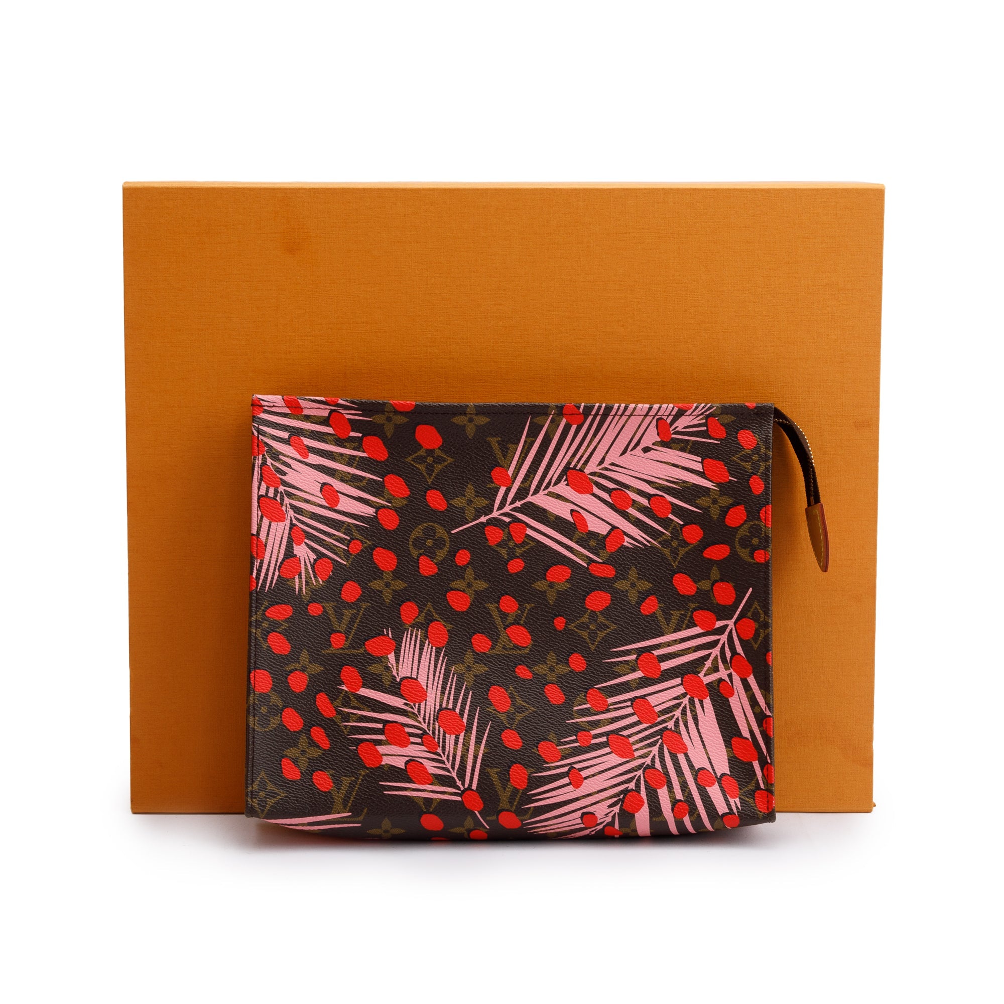 Louis Vuitton Monogram Palm Spring Jungle Dots Toiletry Pouch 26 w/ Box