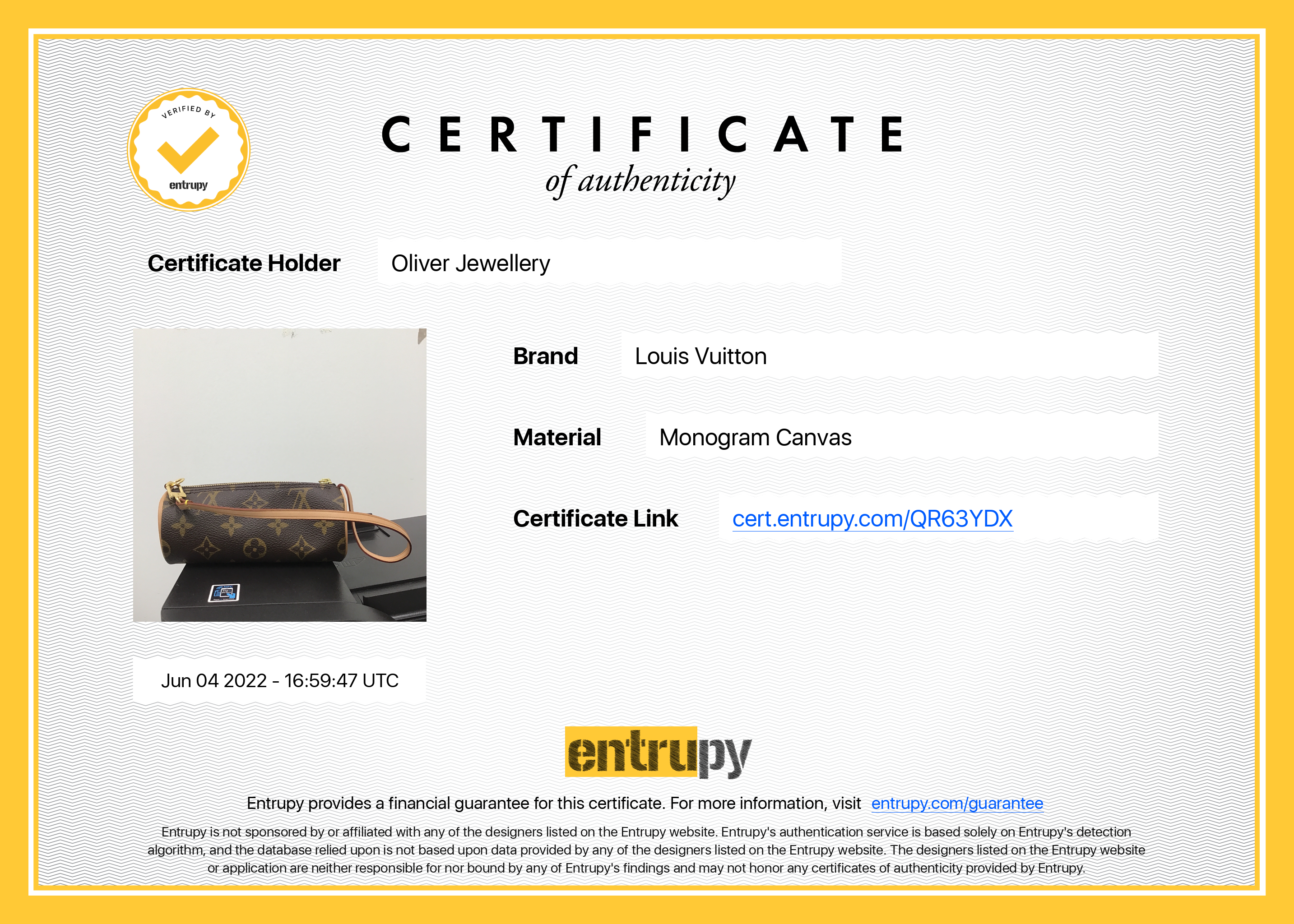 Louis Vuitton Monogram Papillon Pochette