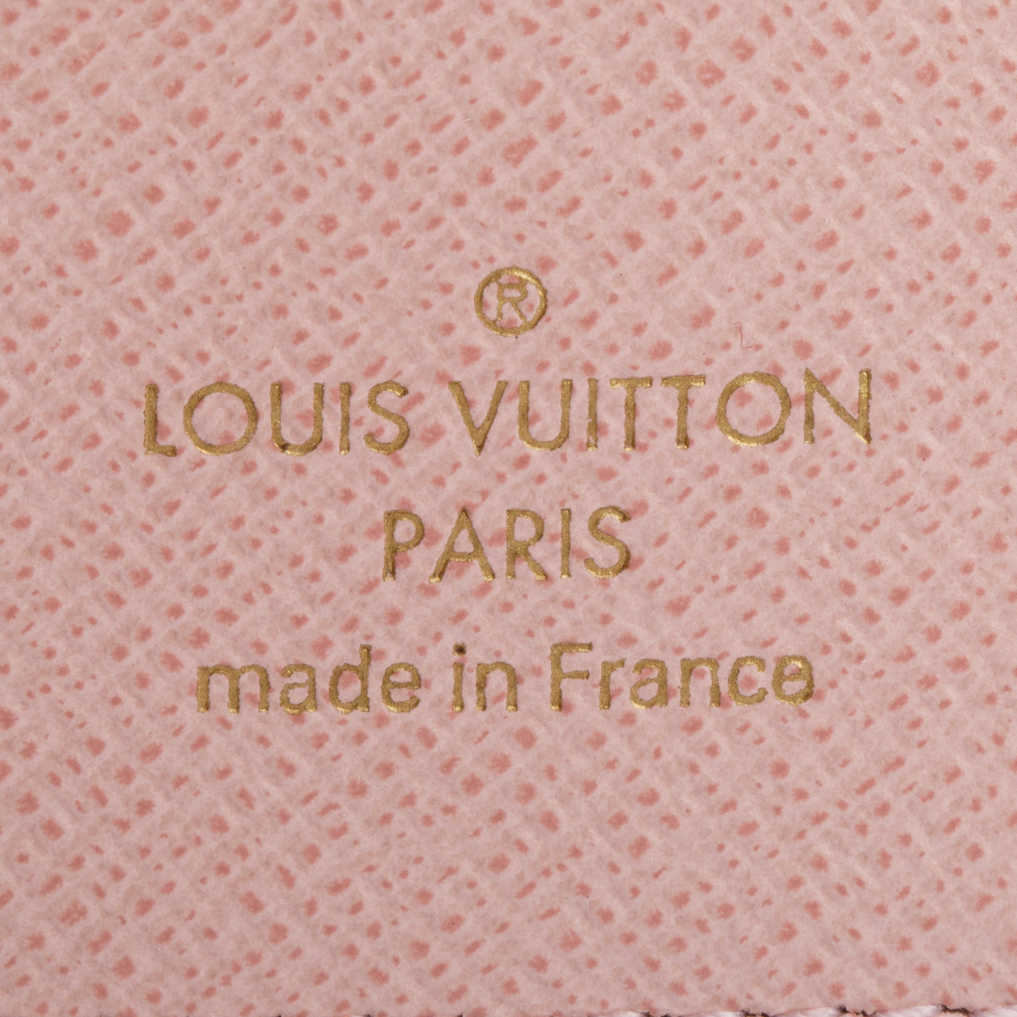 Louis Vuitton Monogram & Pink Leather Zoe Wallet