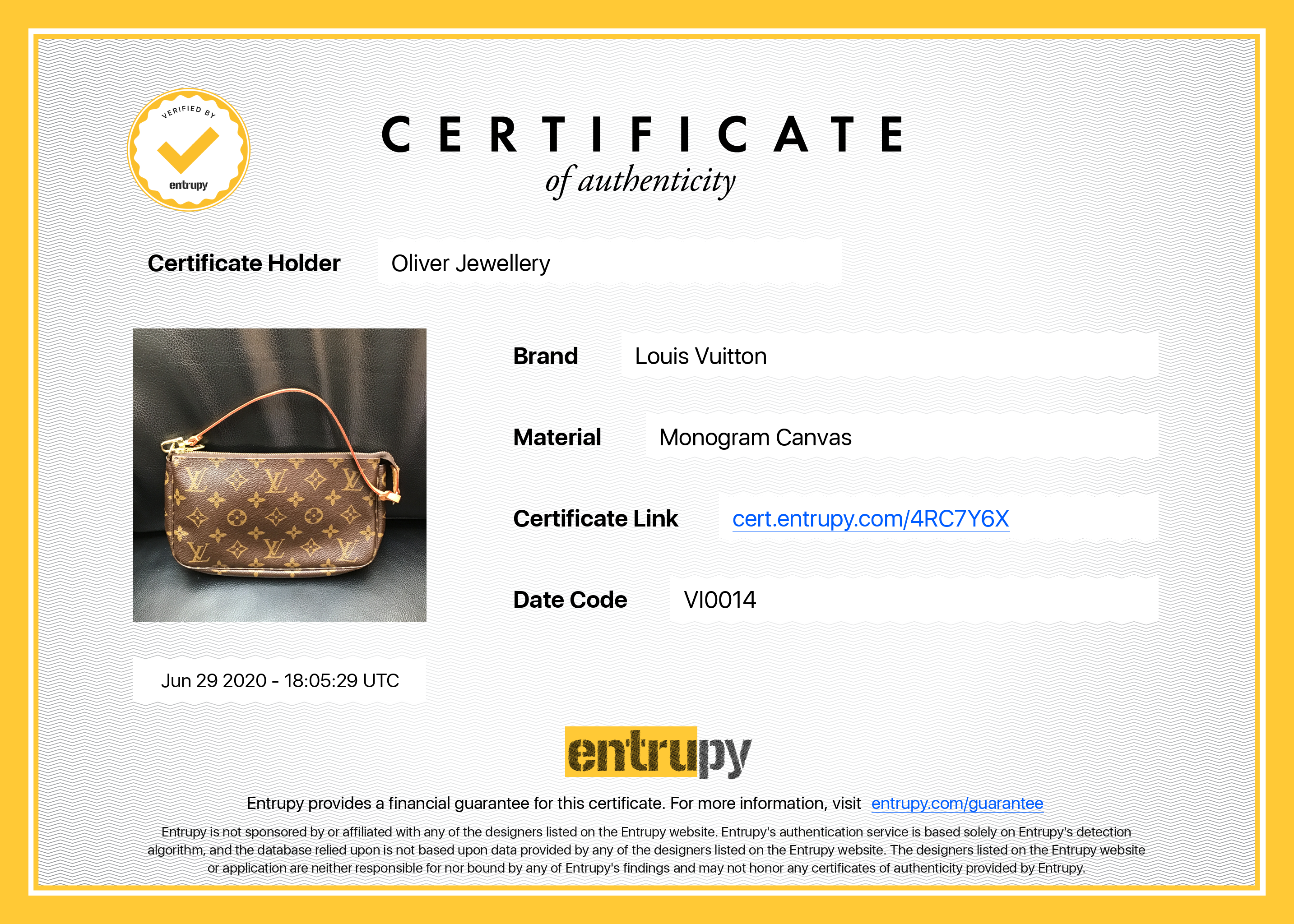 Louis Vuitton Monogram Pochette Accessoires