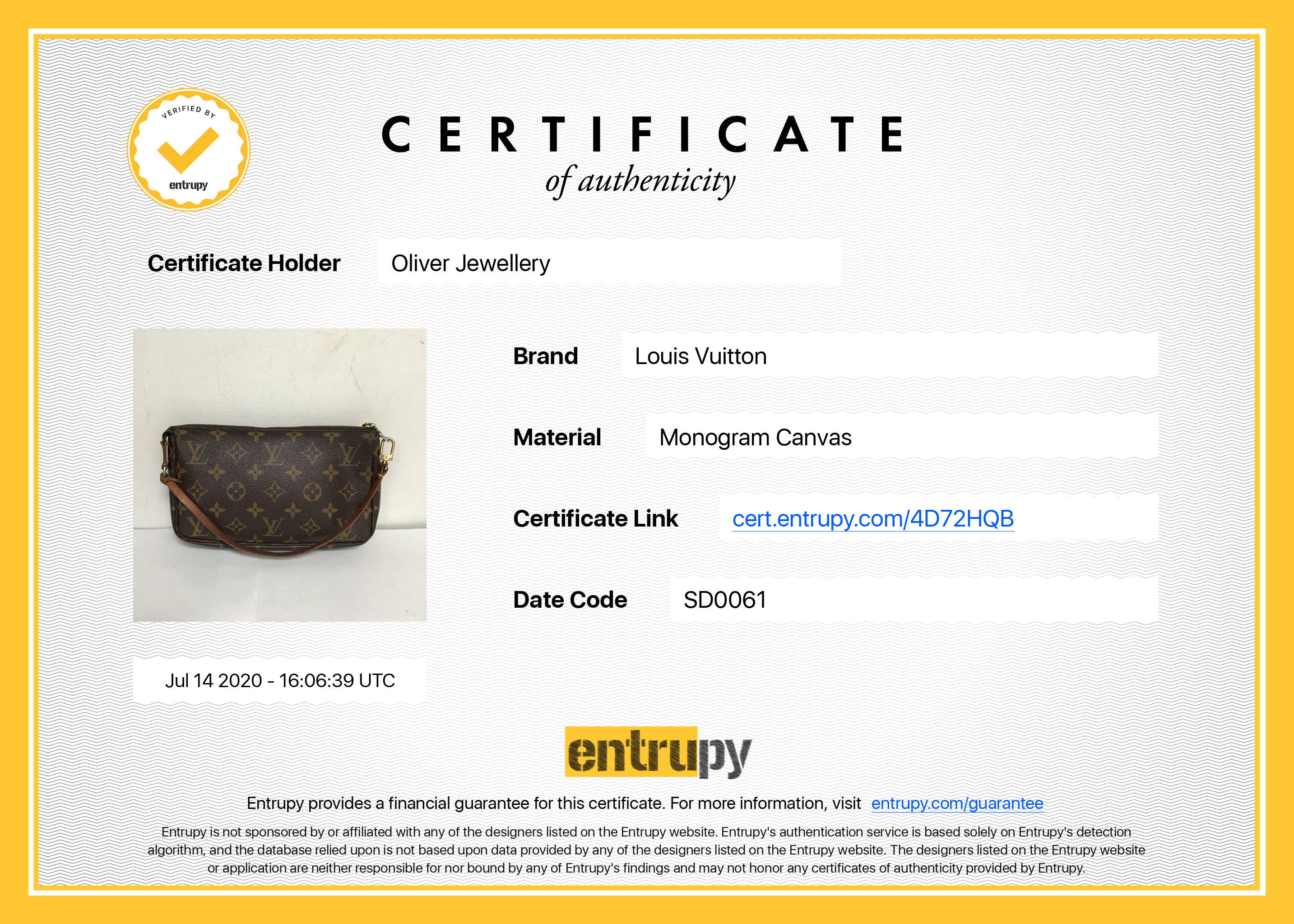 Louis Vuitton Monogram Pochette Accessoires