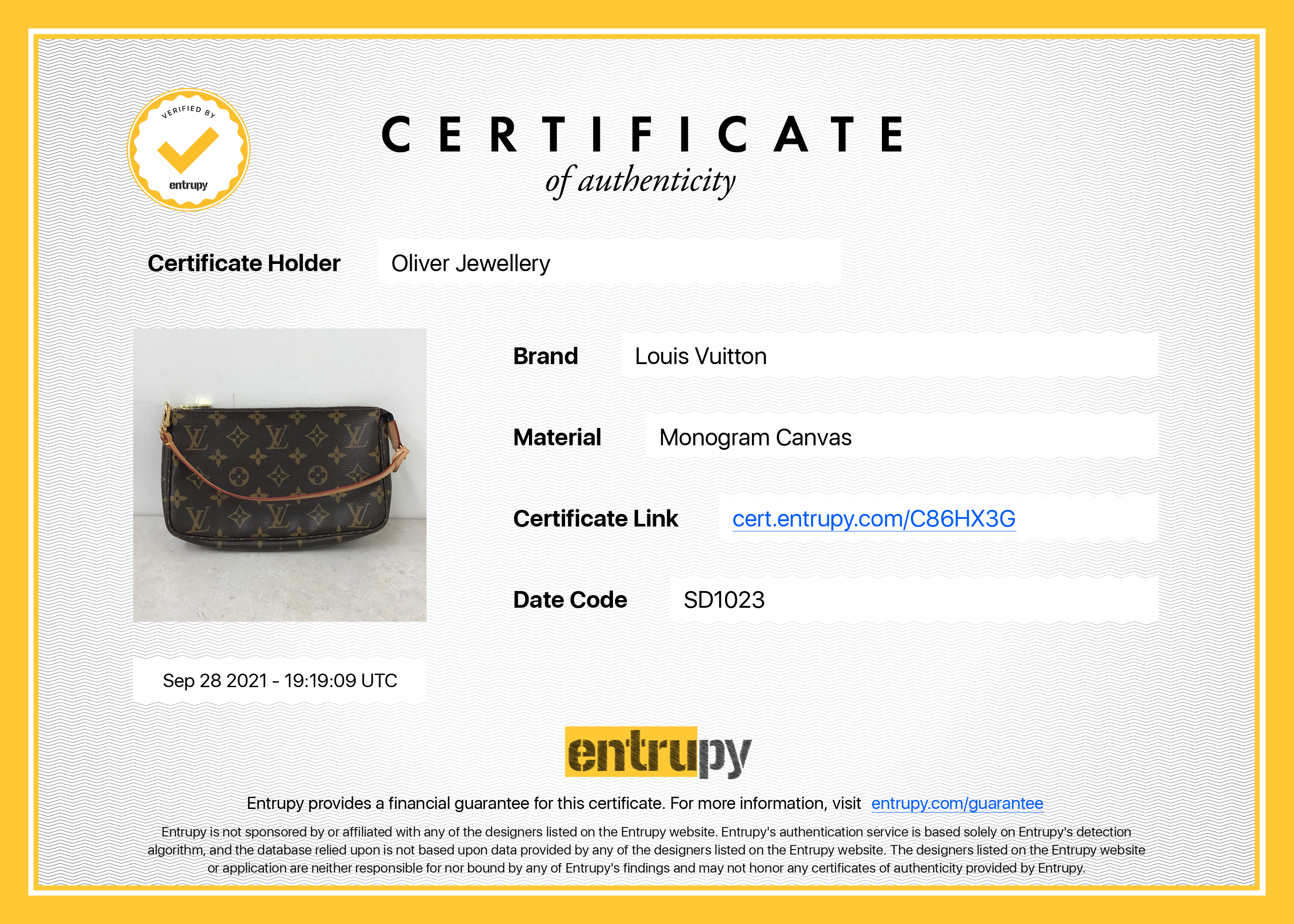 Louis Vuitton Monogram Pochette Accessoires