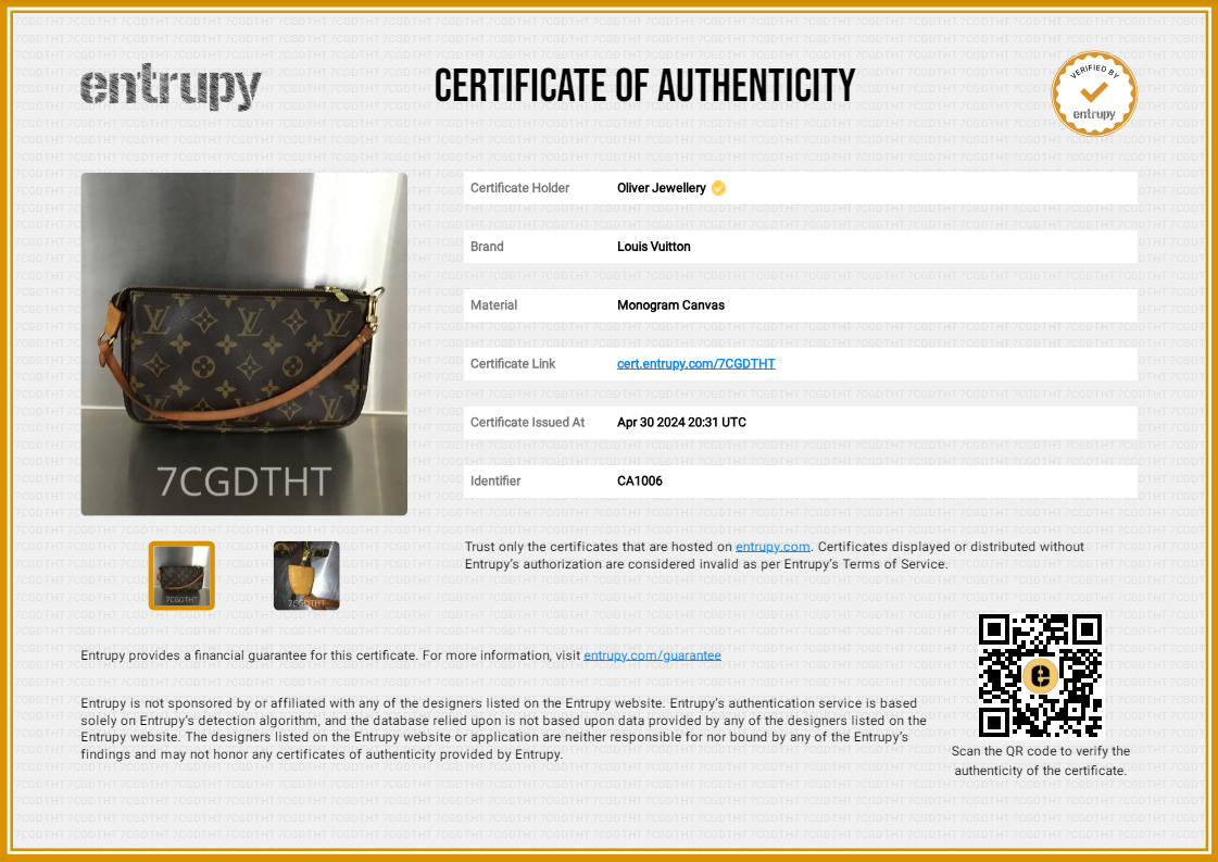 Louis Vuitton Monogram Pochette Accessoires w/ Box
