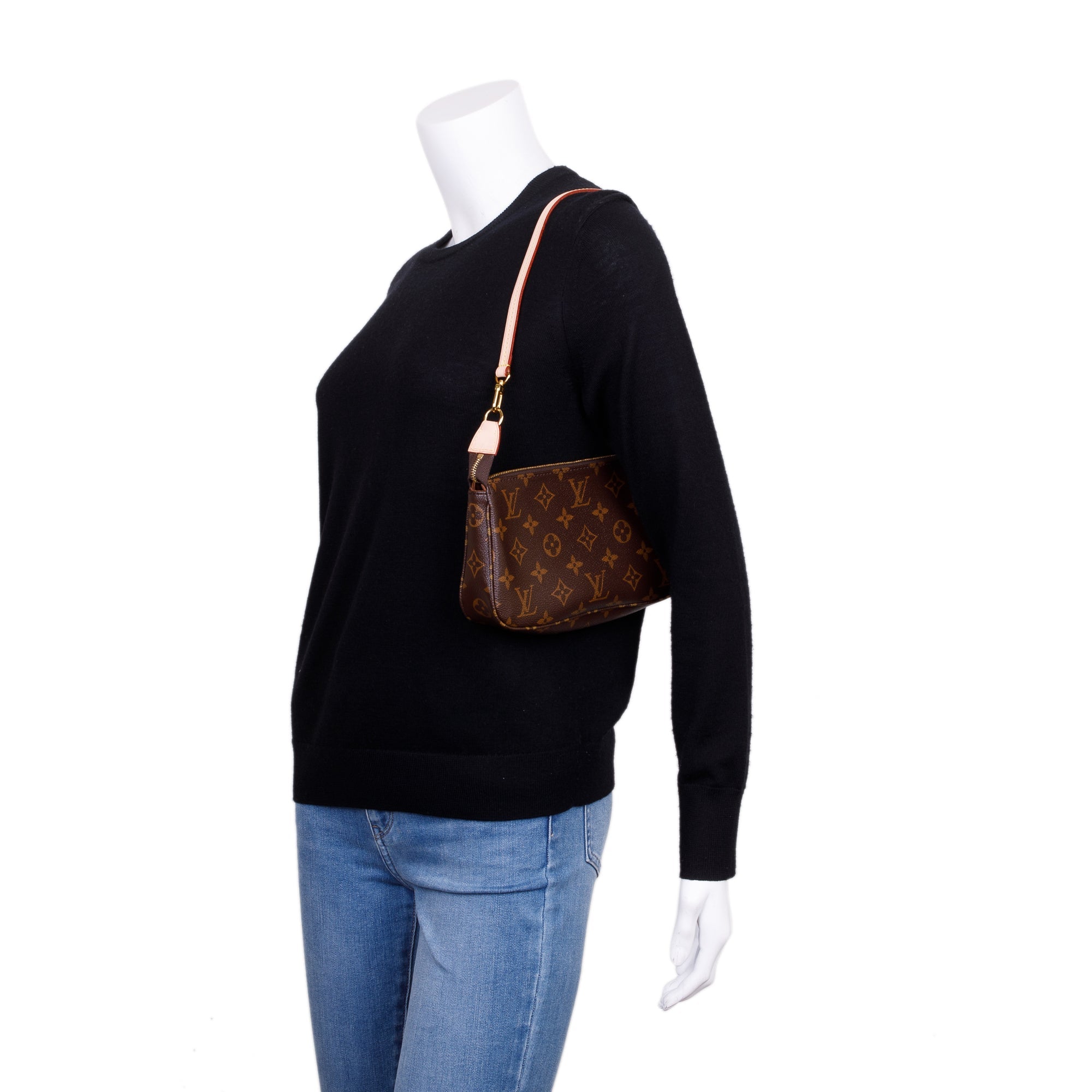 Louis Vuitton Monogram Pochette Accessories w/ Box