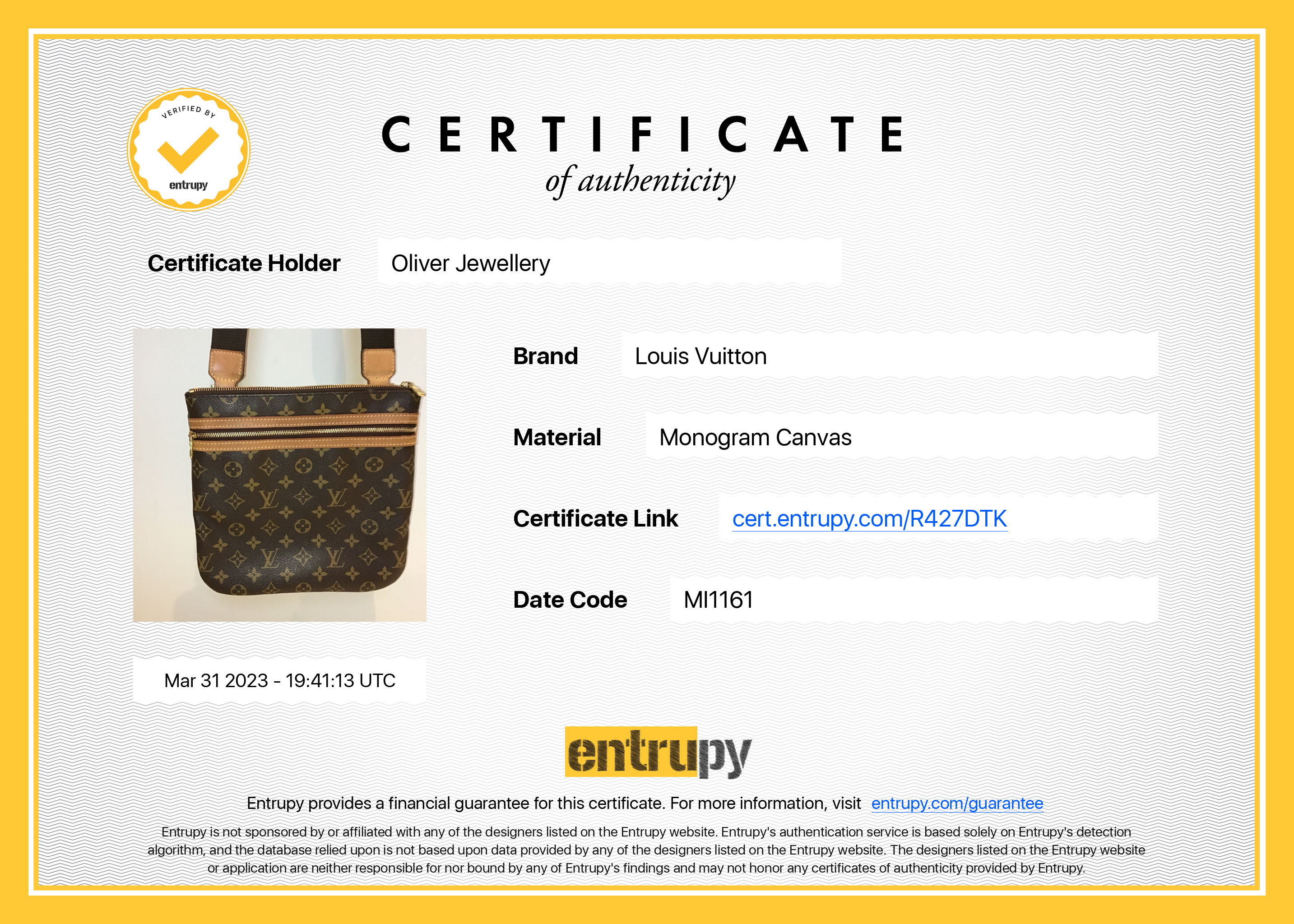 Louis Vuitton Monogram Pochette Bosphore