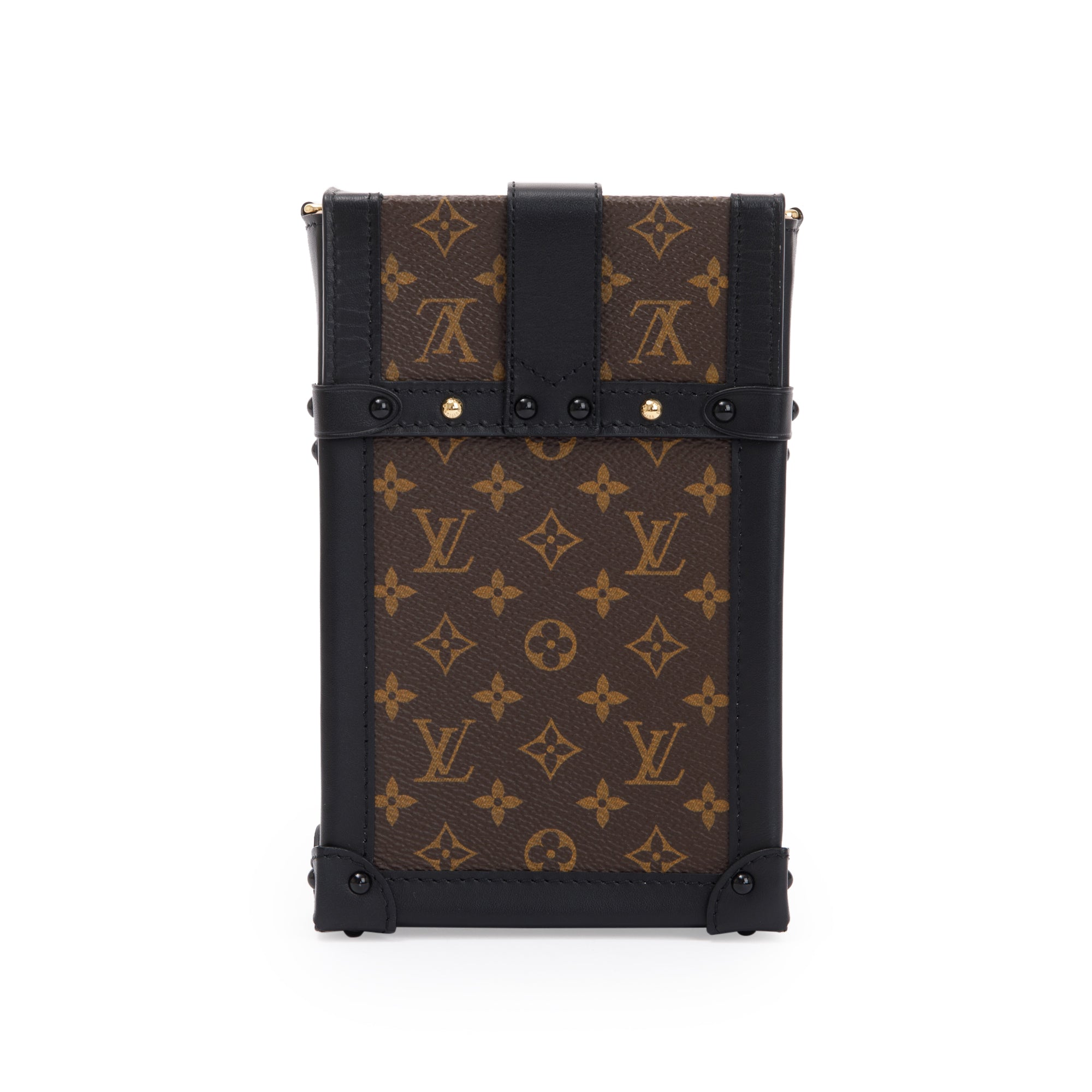 Louis Vuitton Monogram Pochette Trunk Verticale w/ Strap