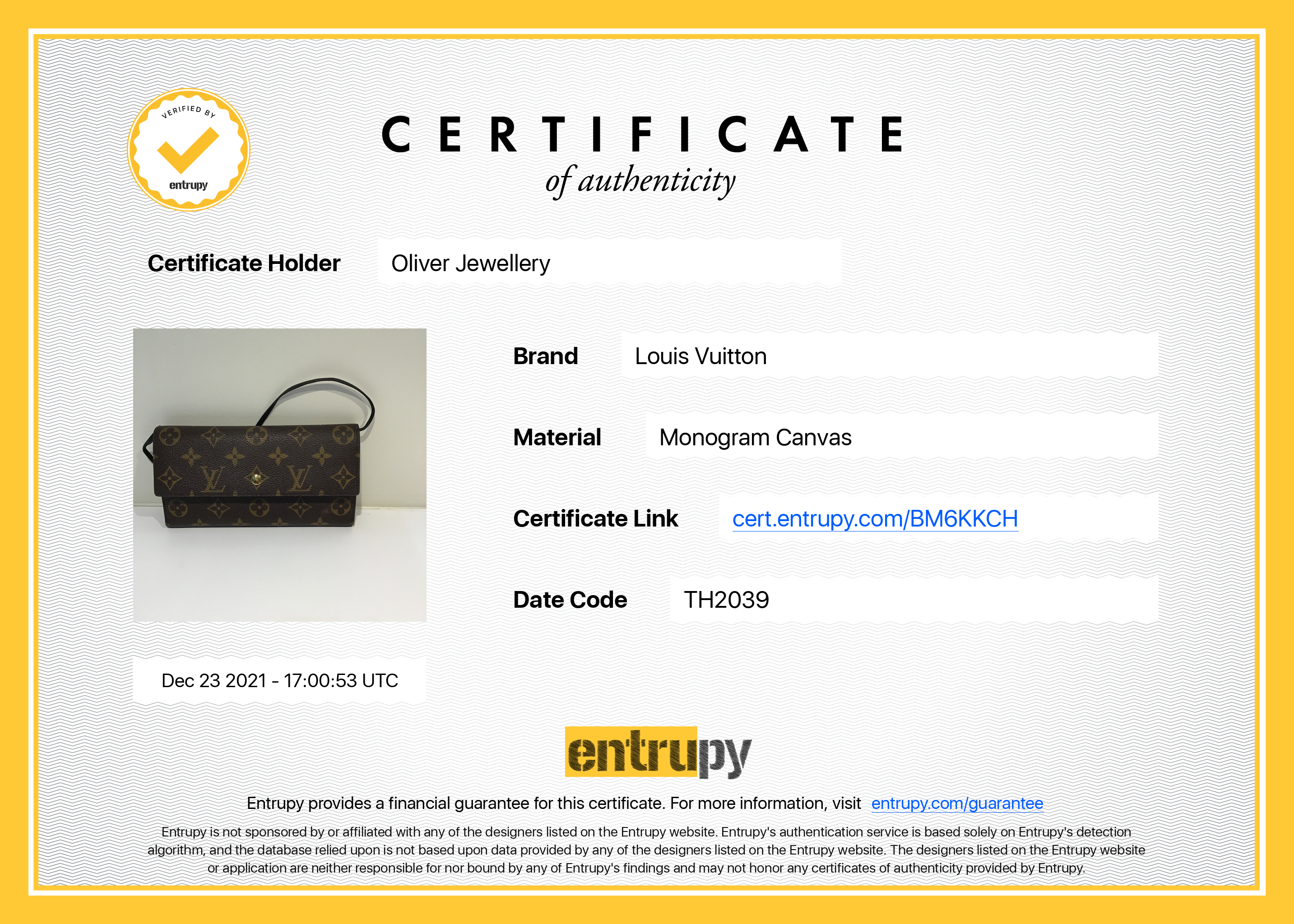 Louis Vuitton Monogram Porte Tresor International Wallet