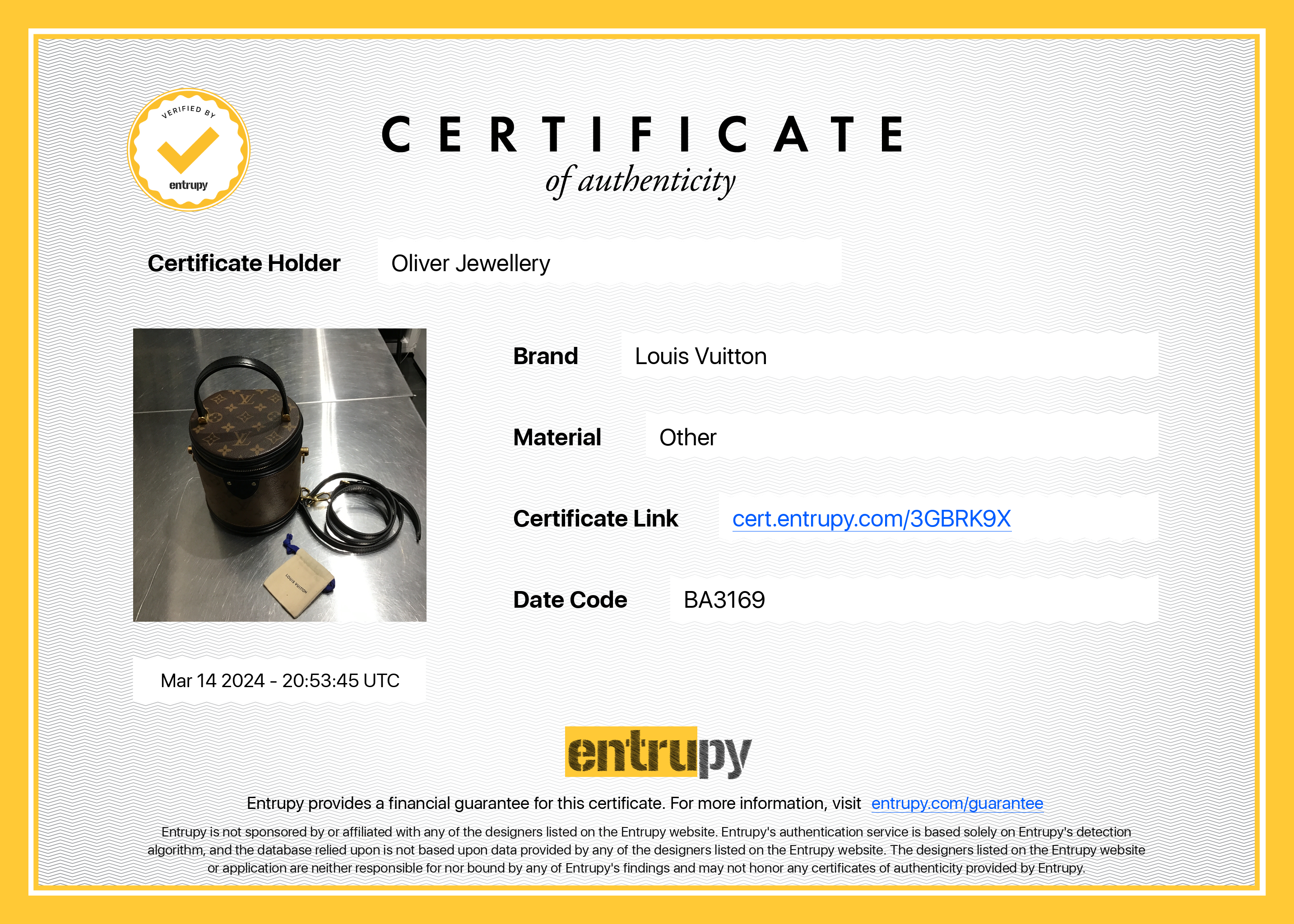 Louis Vuitton Monogram Reverse Cannes w/ Strap