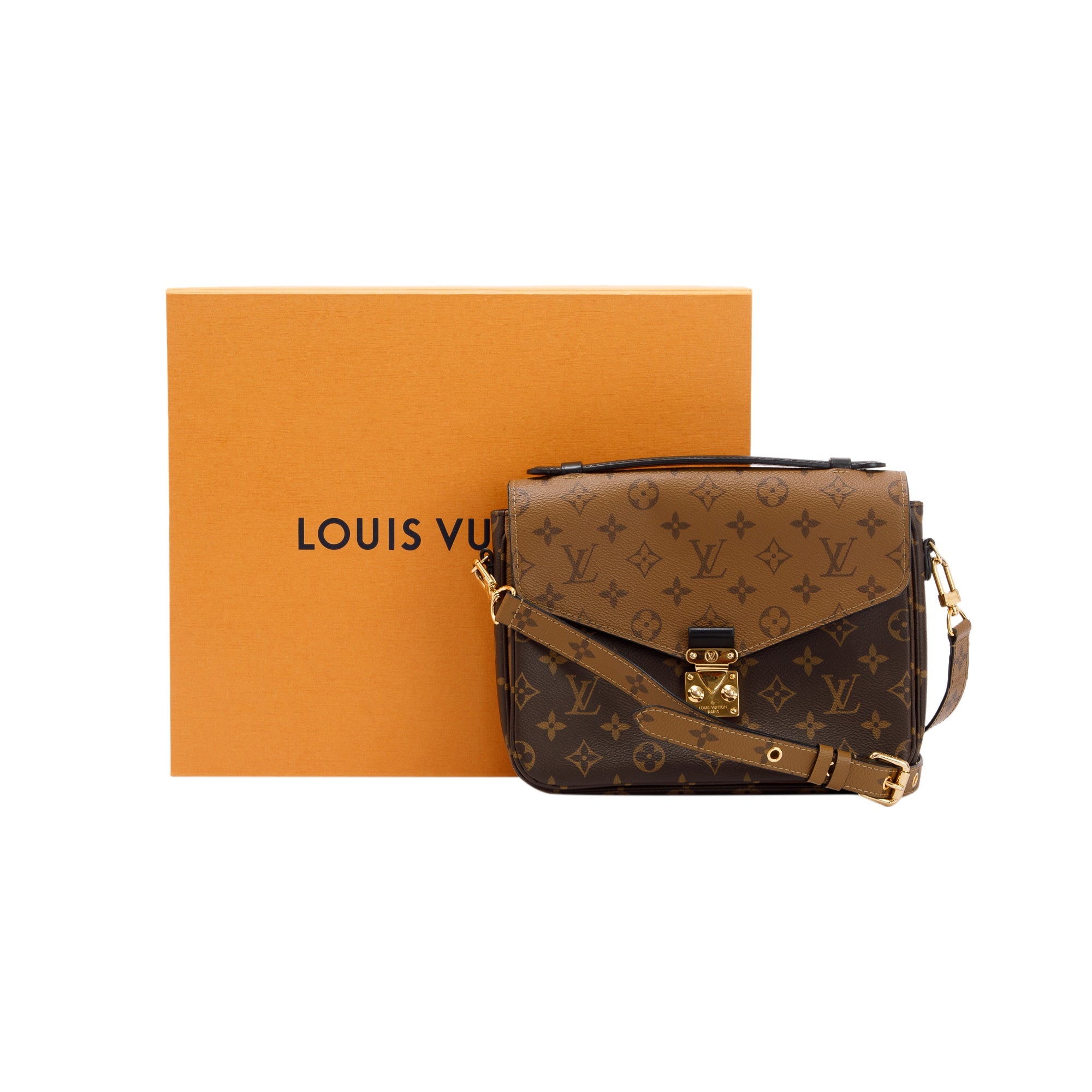 Louis Vuitton Monogram Reverse Pochette Metis w/ Box
