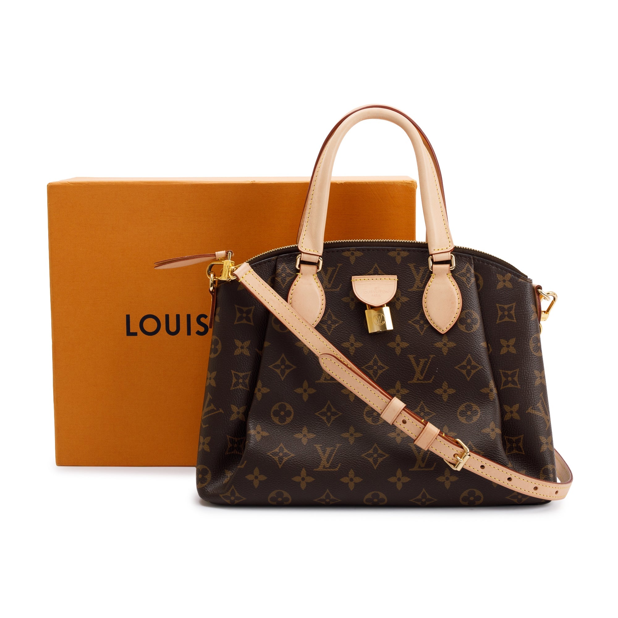 Louis Vuitton Monogram Rivoli PM w/ Strap, Box & Receipt