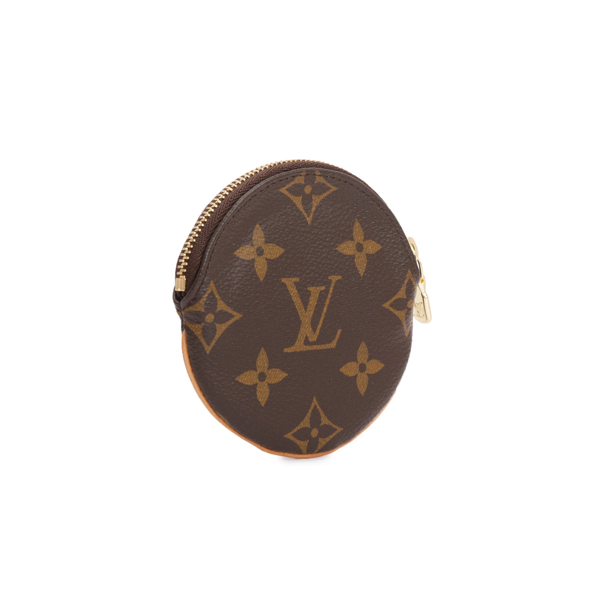 Louis Vuitton Monogram Round Coin Purse w/ Box & Receipt