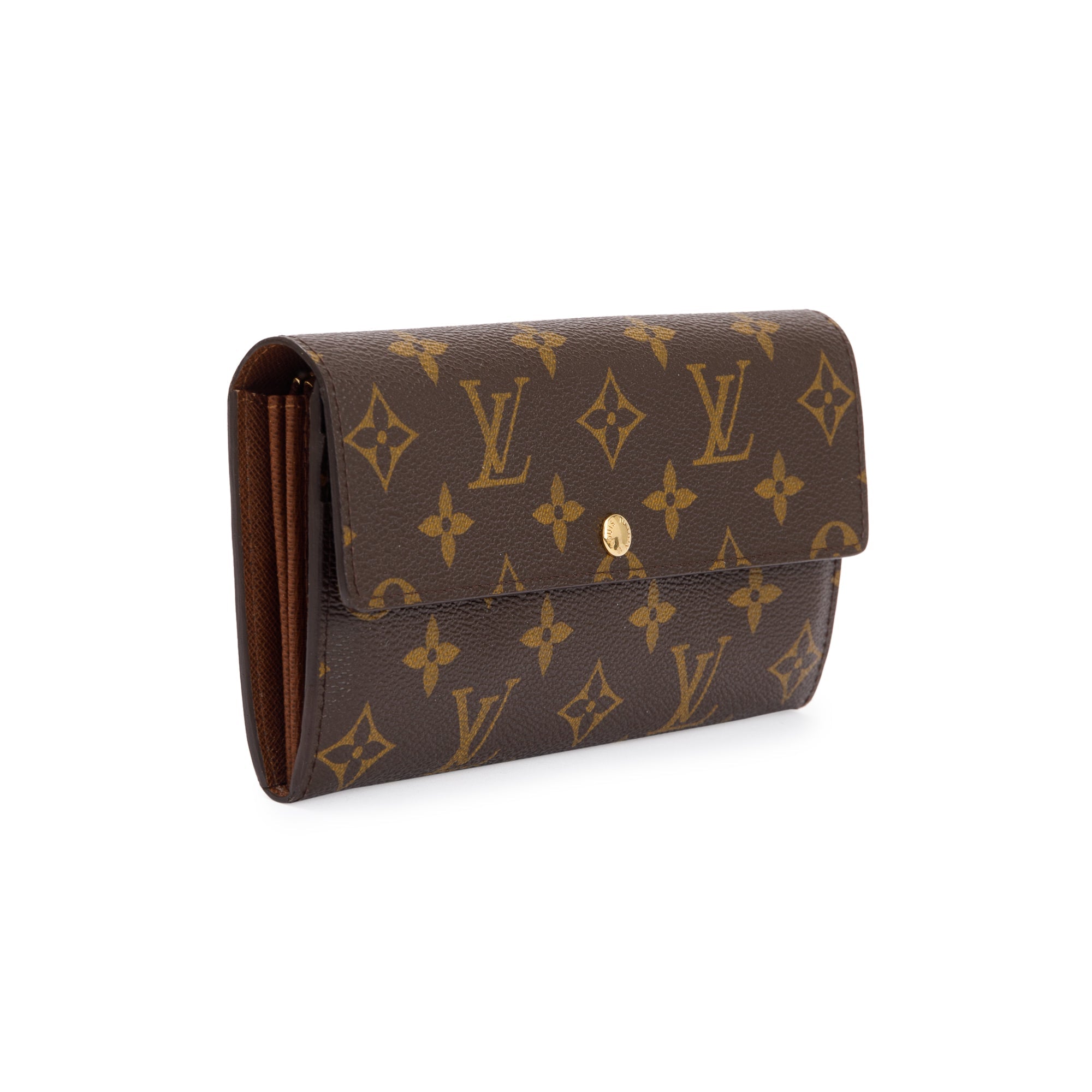 Louis Vuitton Monogram Sarah Wallet w/ Box & Receipt