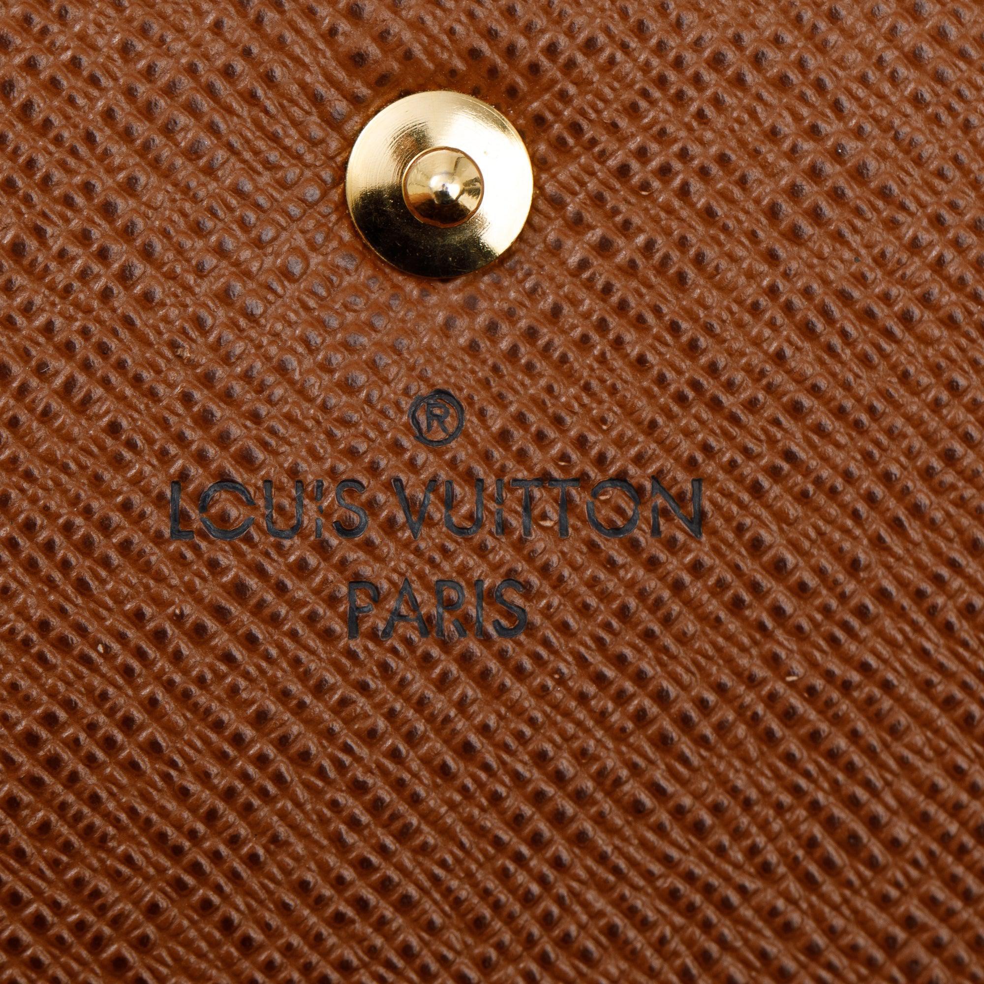 Louis Vuitton Monogram Sarah Wallet w/ Box & Receipt