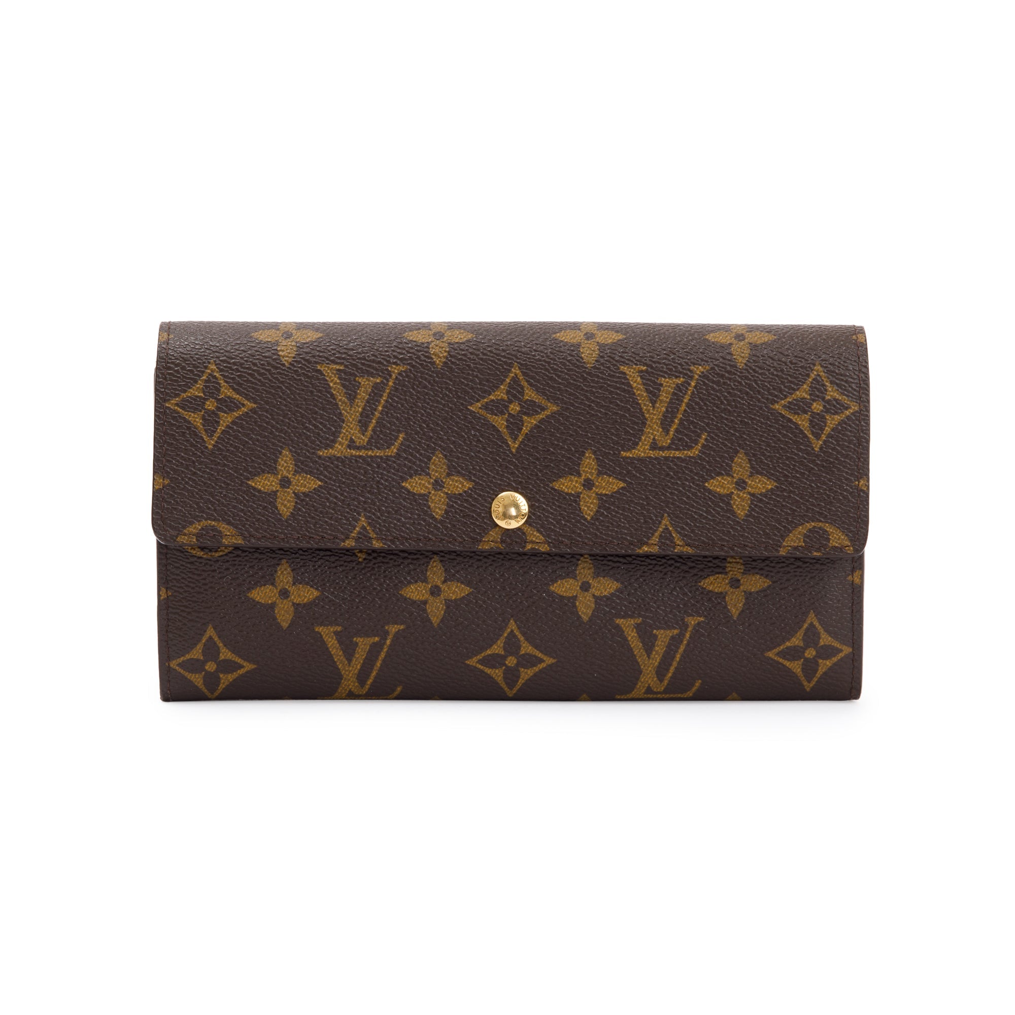 Louis Vuitton Monogram Sarah Wallet w/ Box & Receipt